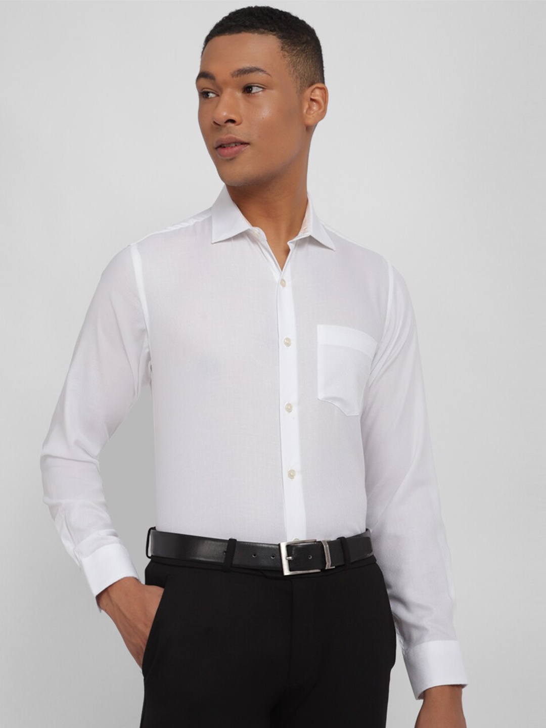 

Allen Solly Slim Fit Pure Cotton Formal Shirt, White