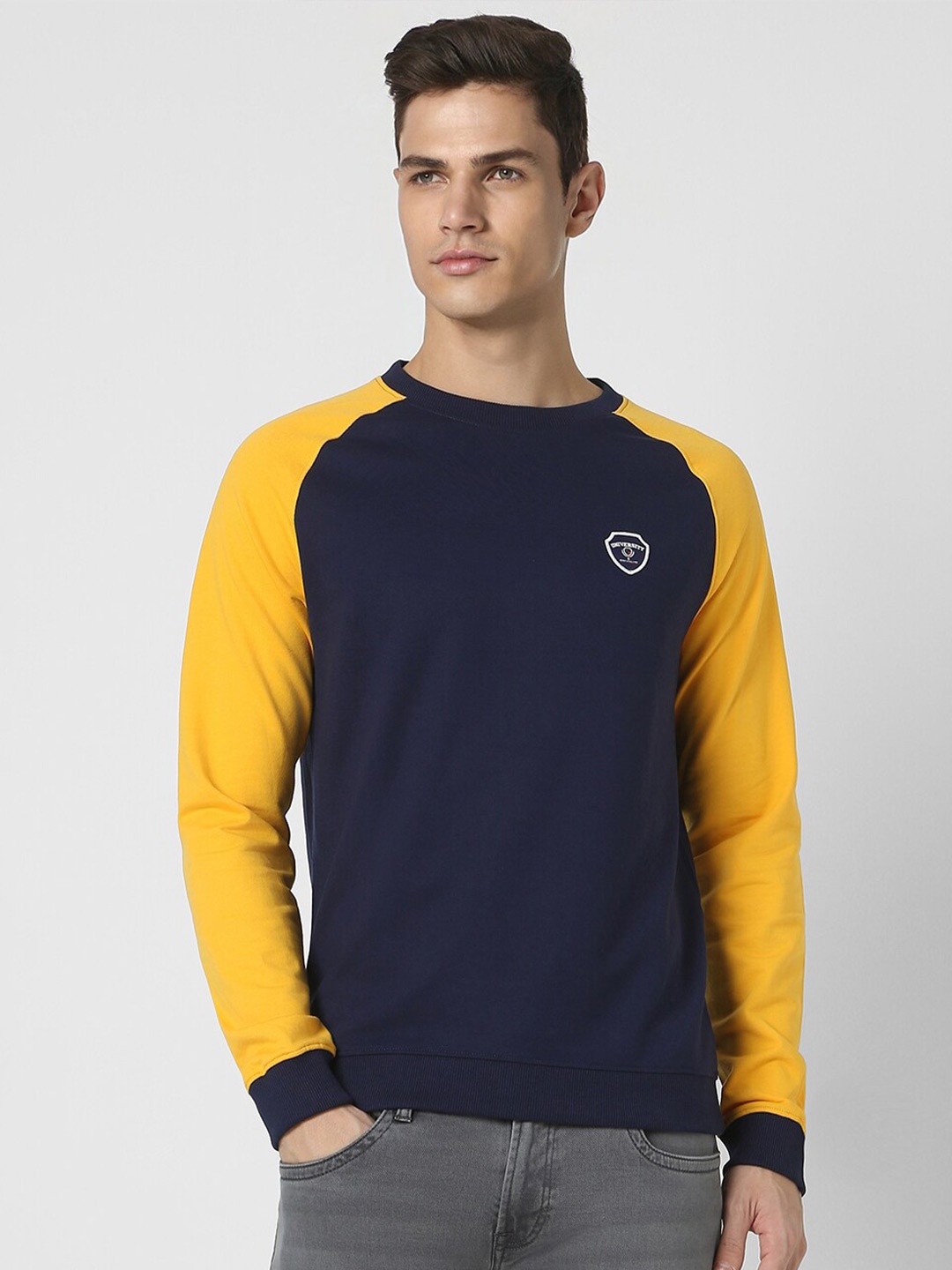 

PETER ENGLAND UNIVERSITY Long Sleeves Pullover, Navy blue