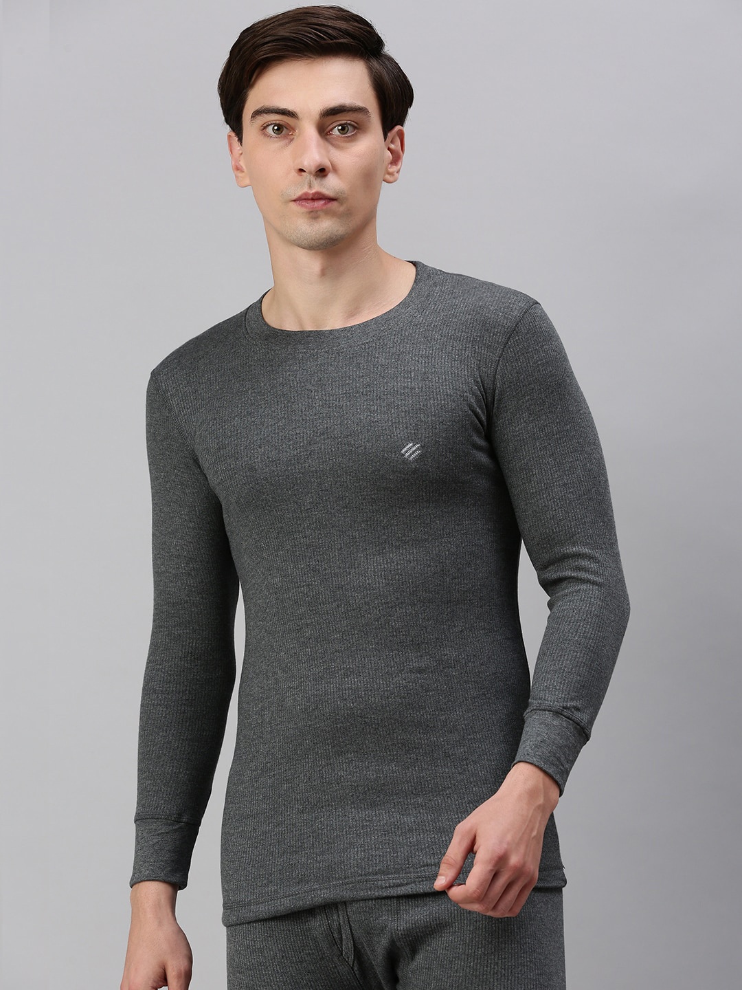 

ONN Pure Cotton Long Sleeved Thermal Set, Charcoal