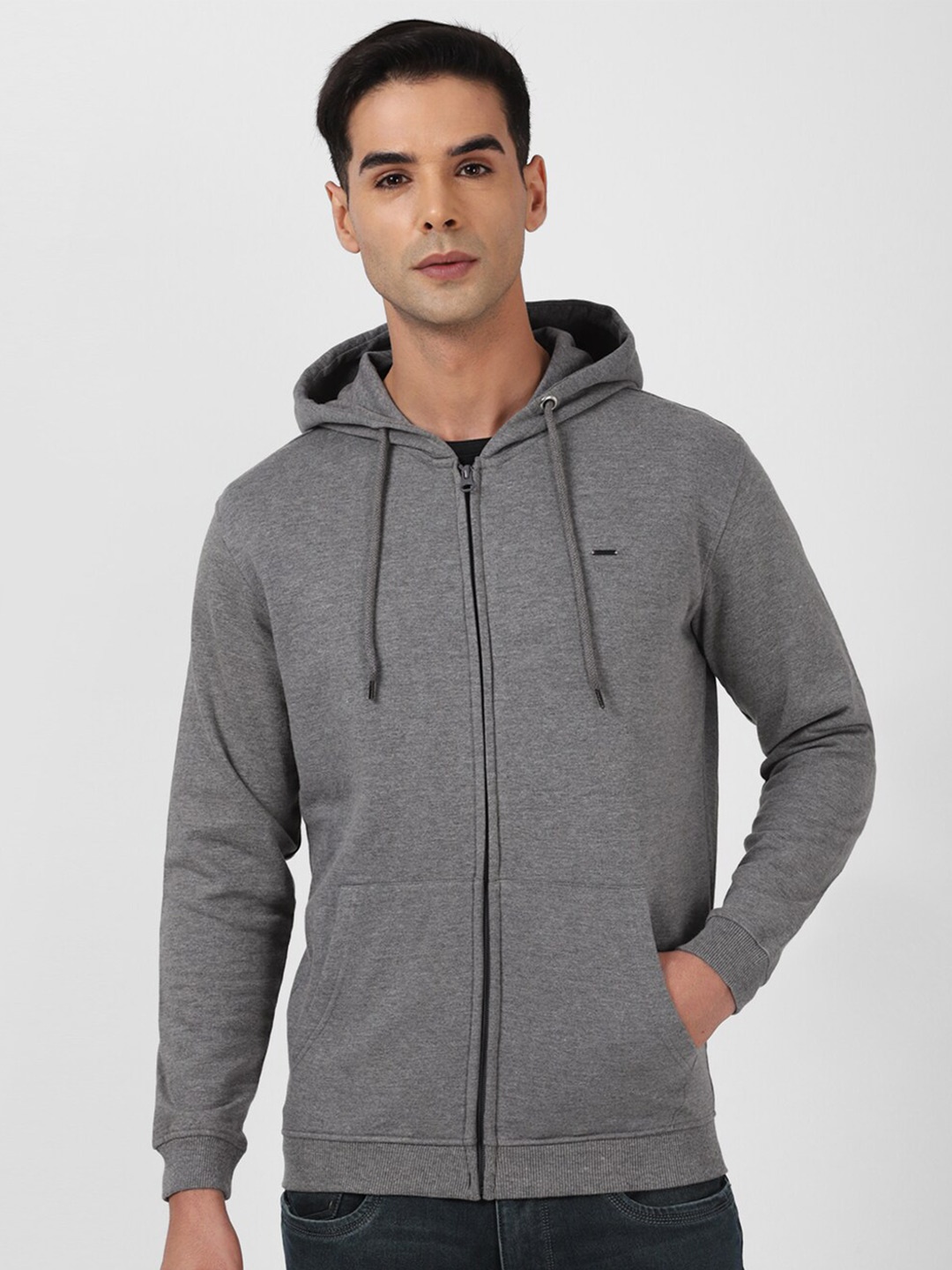

Van Heusen Sport Hooded Front Open Sweatshirt, Grey