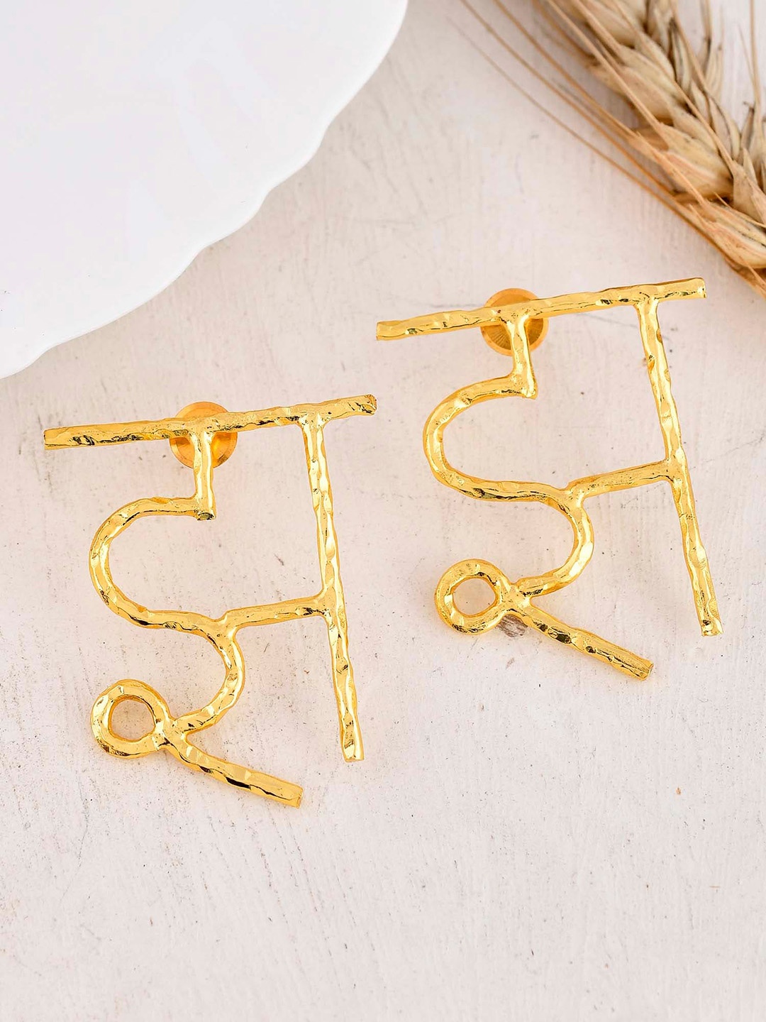 

ZURII Gold-Toned Classic Hoop Earrings