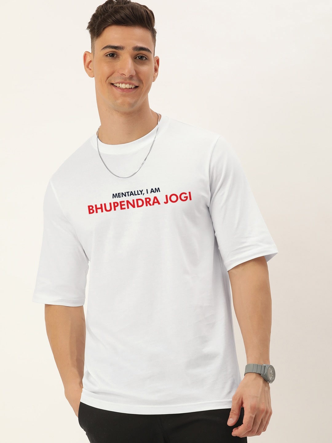 

Harvard White Typography Printed Pure Cotton T-shirt