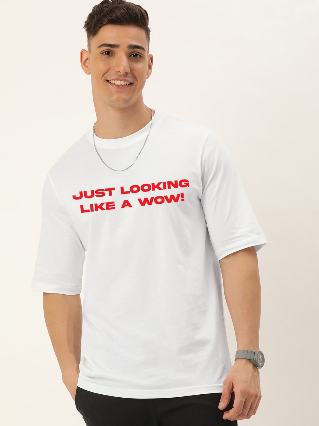 

Harvard White Typography Printed Pure Cotton T-shirt