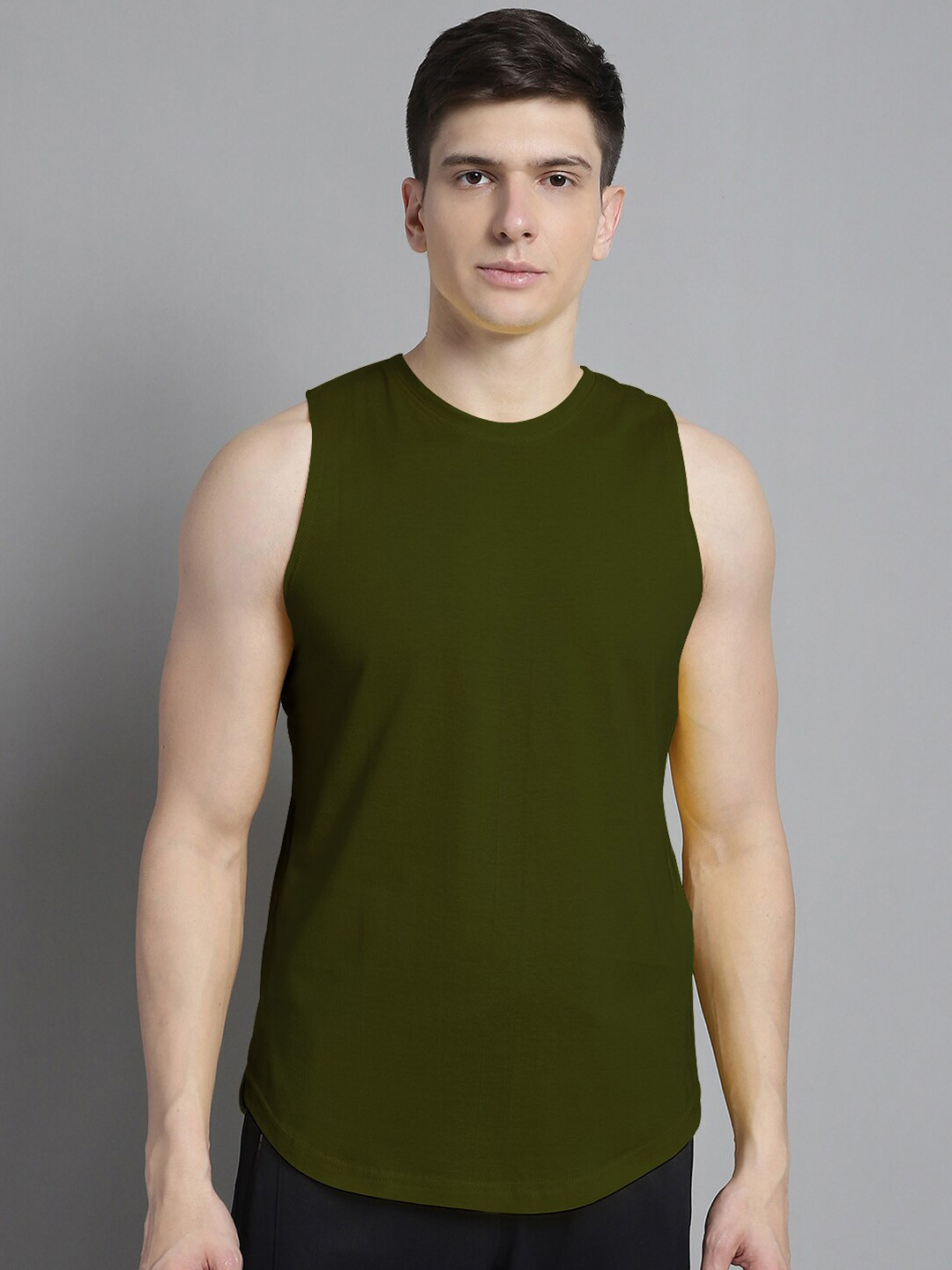 

FBAR Bio-Wash Pure Cotton Innerwear Vests FB-AE-34-S, Olive