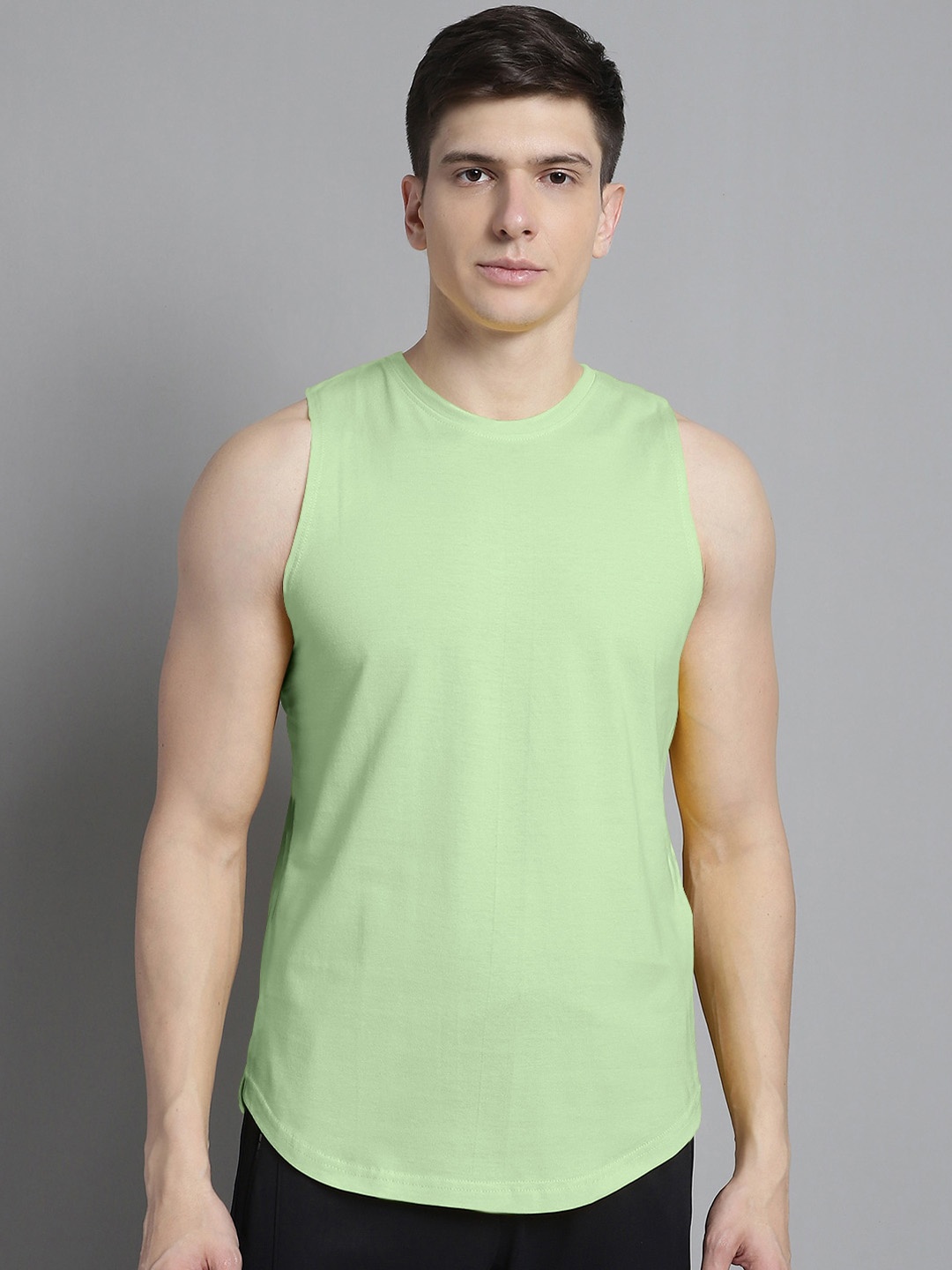 

FBAR Bio Wash Pure Cotton Gym Vest, Sea green