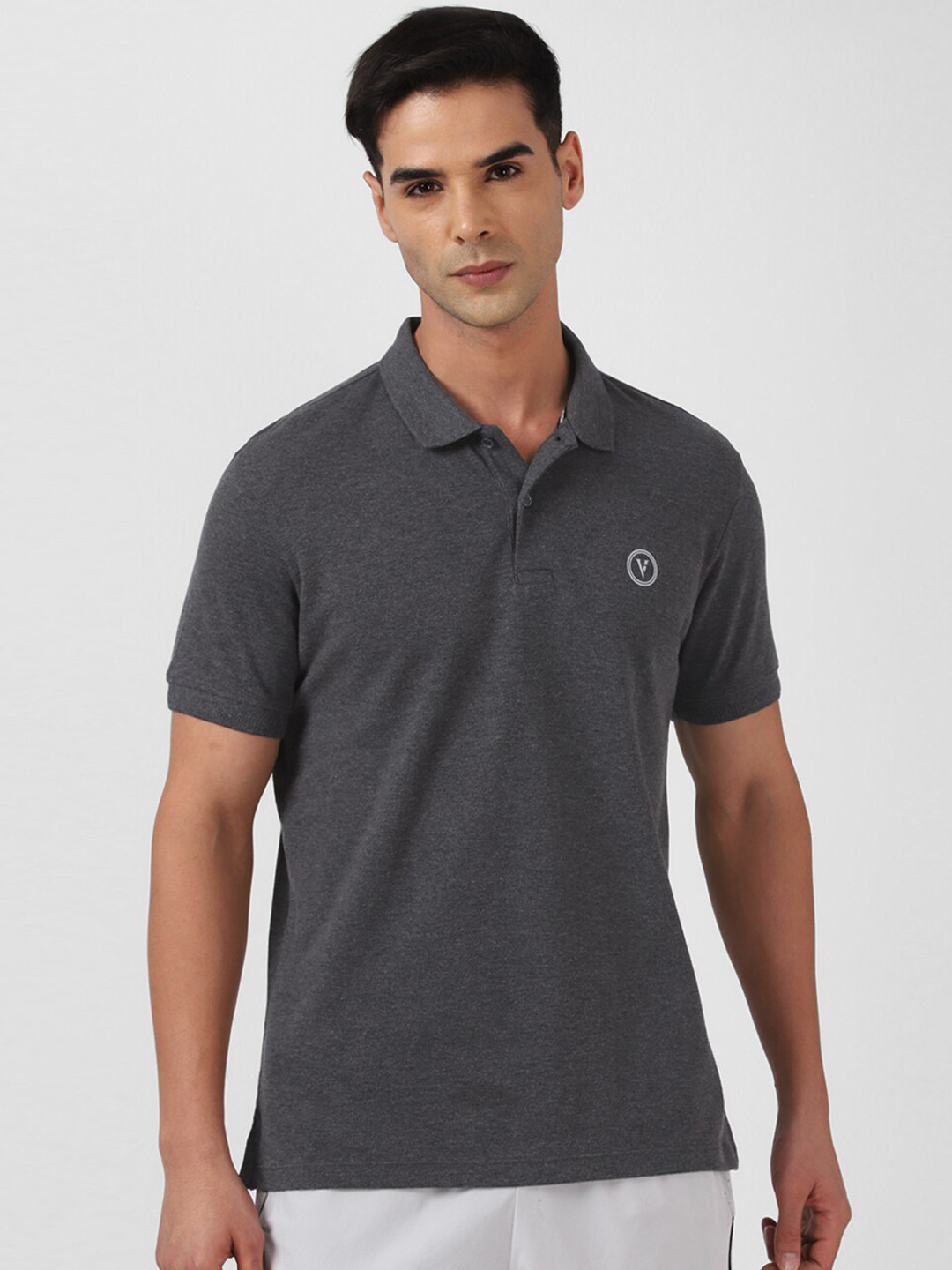

Van Heusen Flex Polo Collar T-shirt, Grey