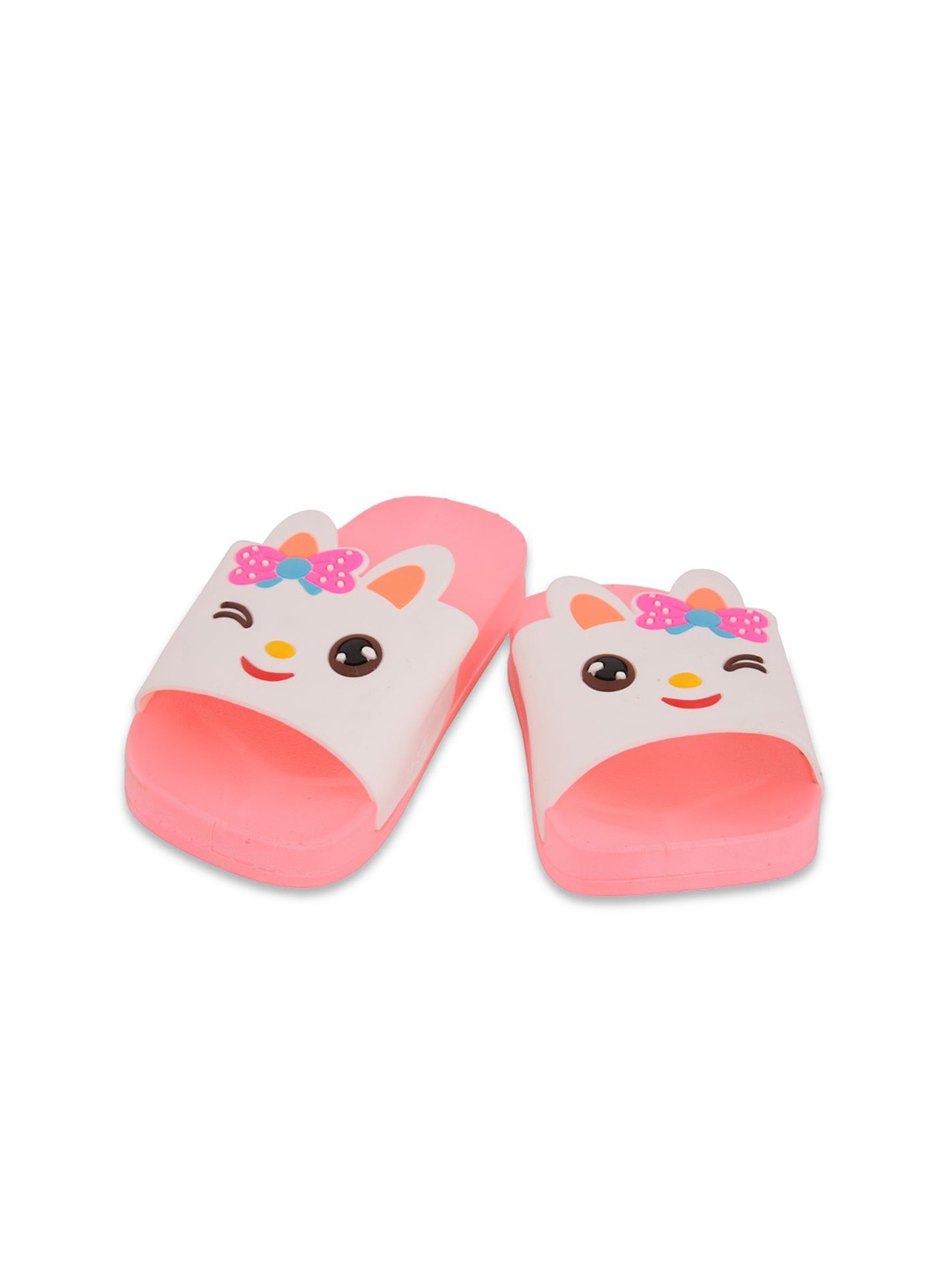 

Yellow Bee Girls Kitty Design Sliders, Pink