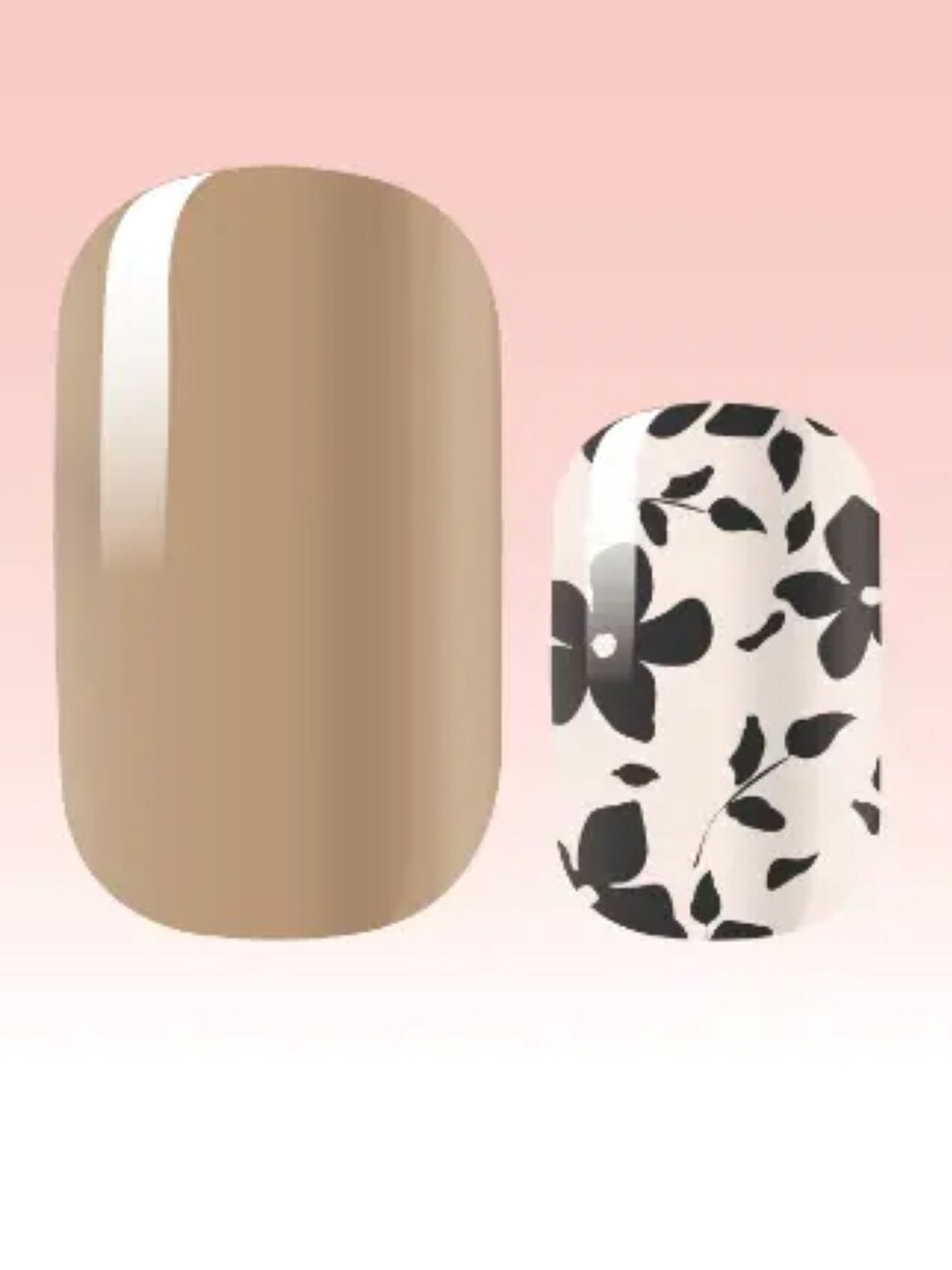 

FEELHIGH 20Pcs Semi Cured Gel Nail Polish Strips - NG200177, Multi