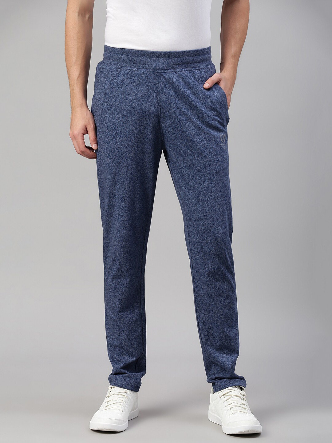 

Van Heusen Men Mid Rise Cotton Track Pant, Blue