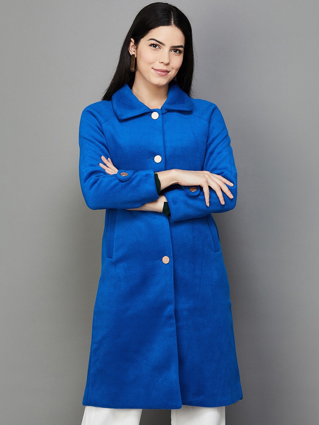 

CODE by Lifestyle Longline Tailored Jacket, Blue