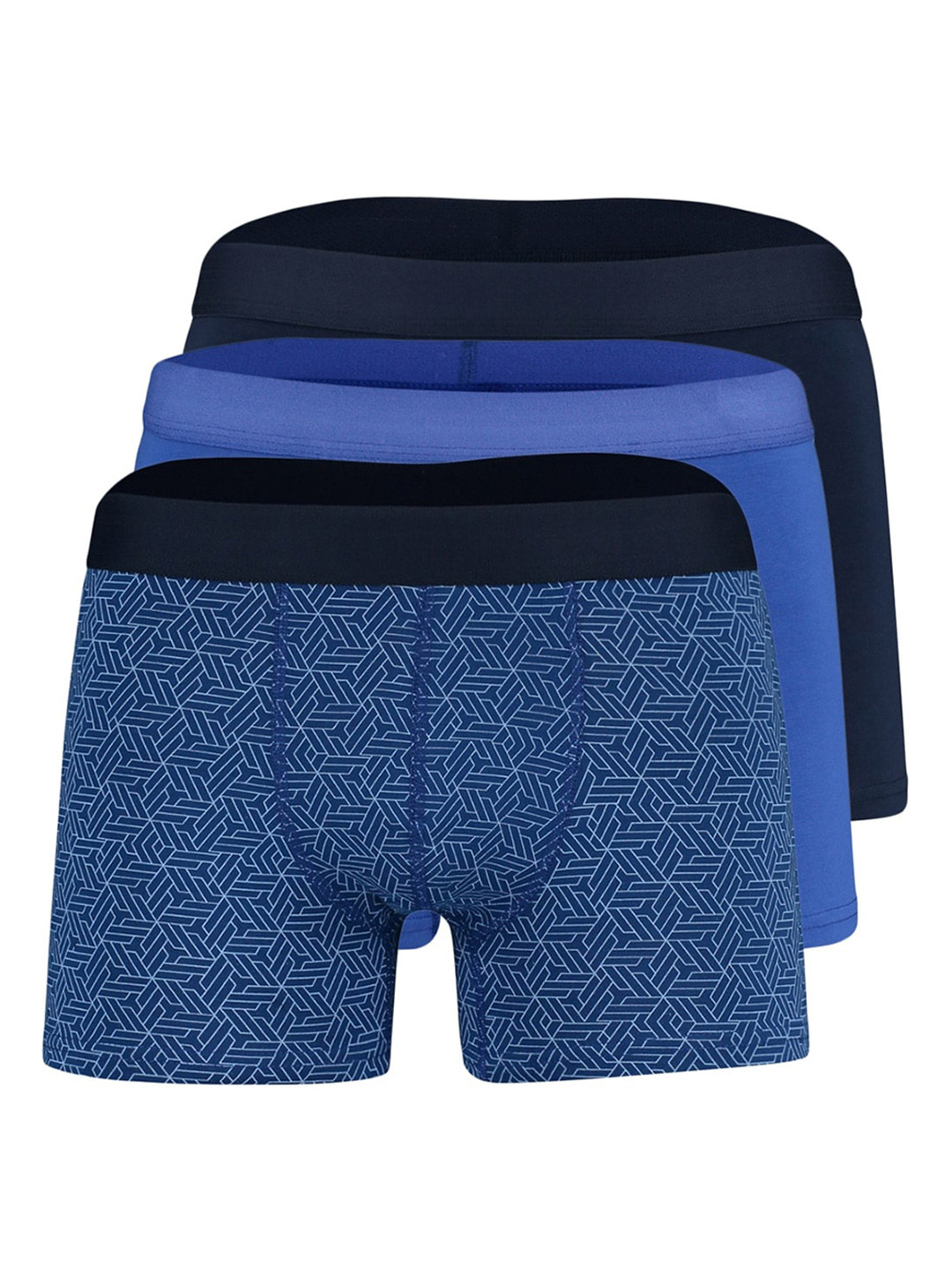 

Trendyol Pack of 3 Anti-Roll Boxers 463397593, Navy blue