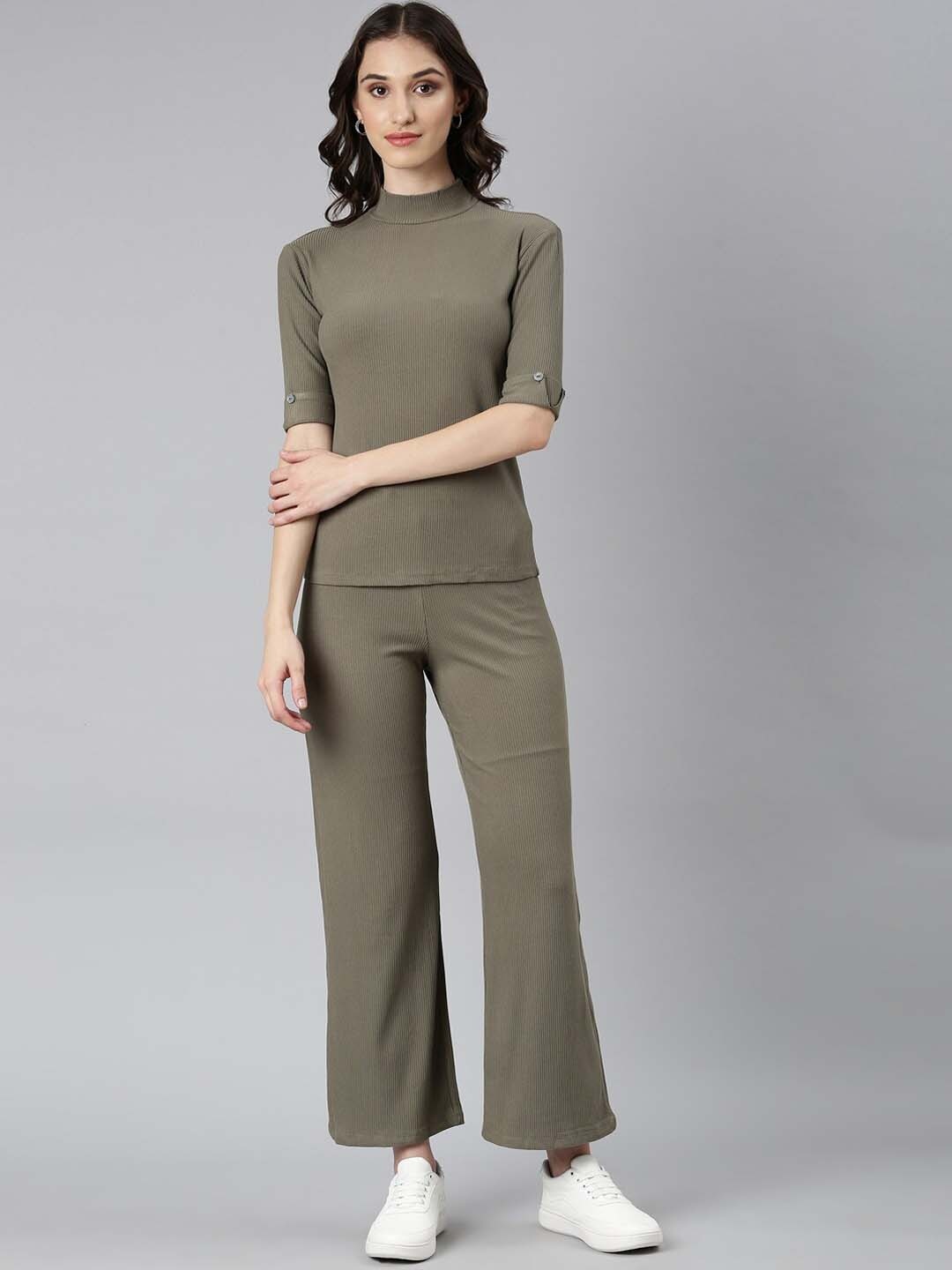 

SHOWOFF High Neck Tracksuit, Olive