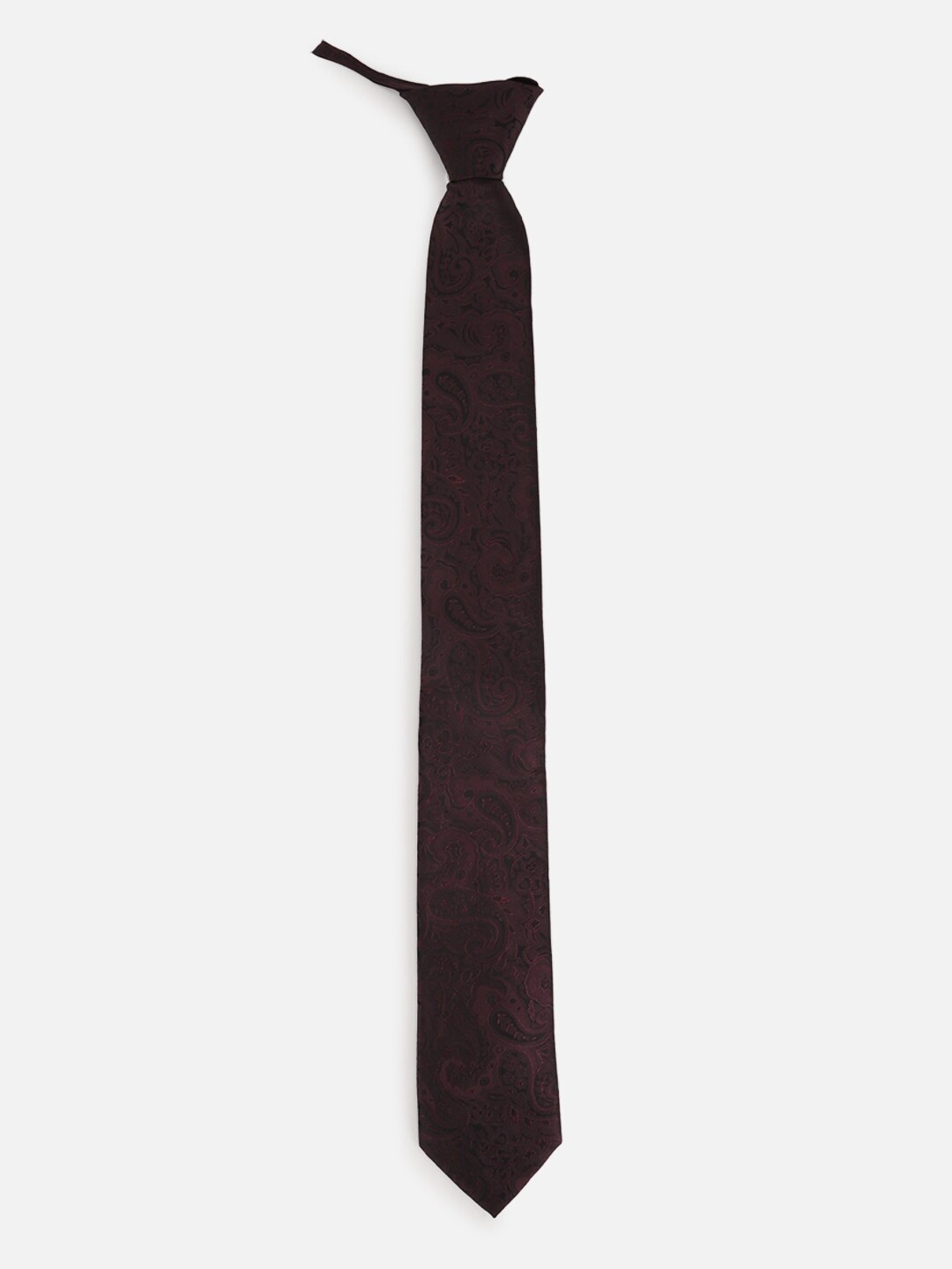 

Van Heusen Men Embroidered Bow Tie, Maroon