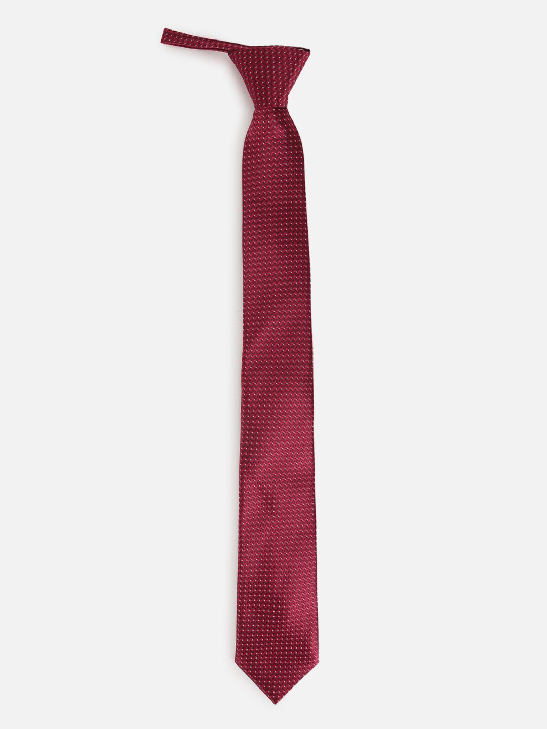 

Van Heusen Men Self Design Tie, Maroon