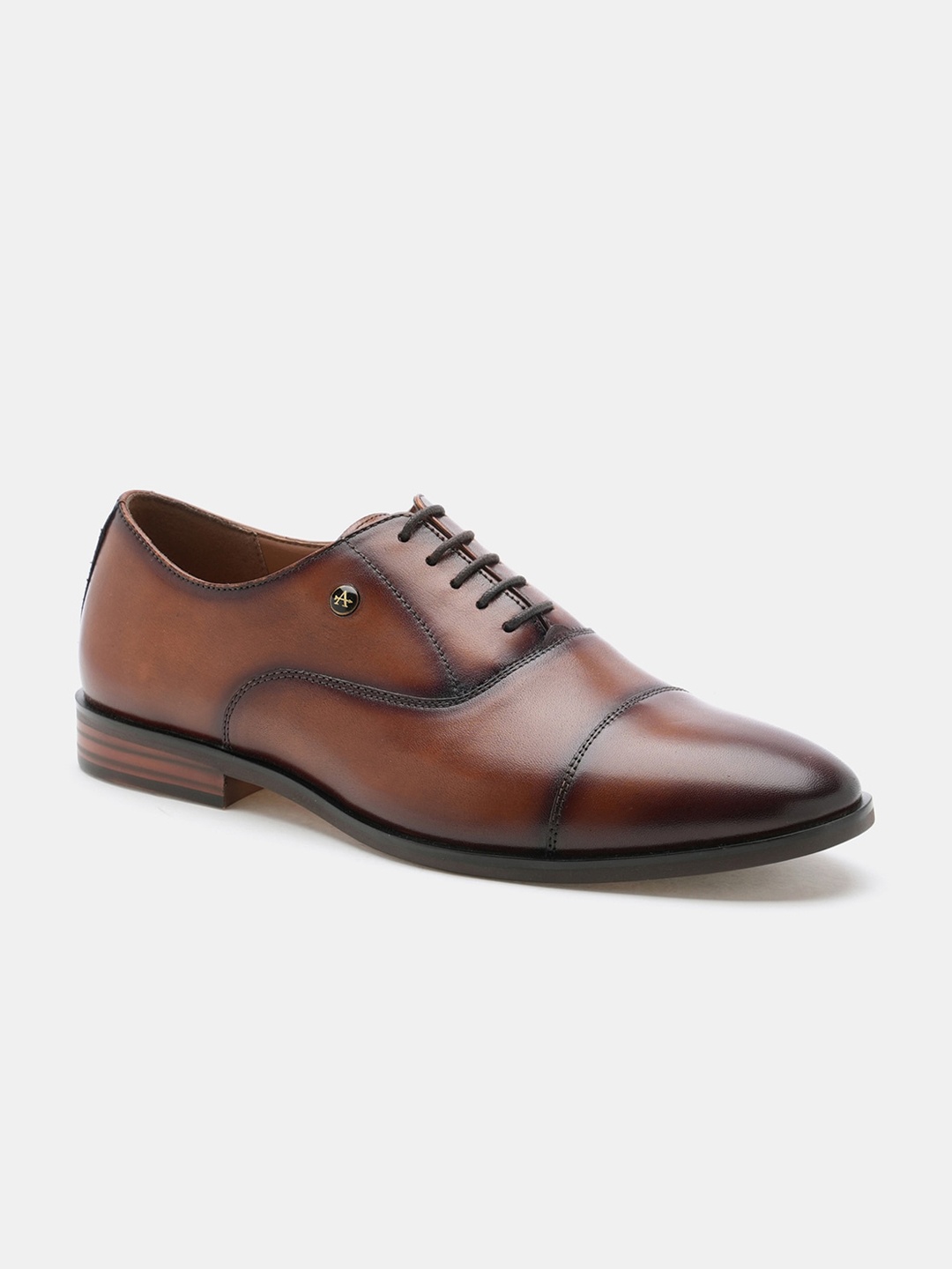

Arrow Men ORION Leather Formal Oxfords, Tan