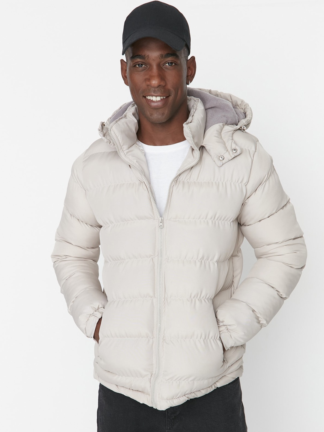 

Trendyol Hooded Padded Jacket, Off white