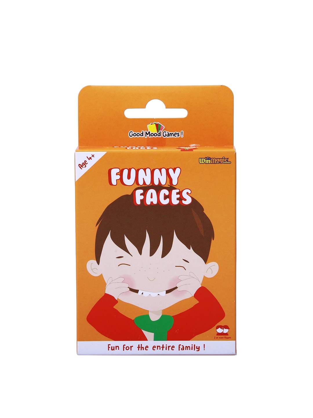 

Good Mood Games Kids Funny Faces Game & Accessories, Orange
