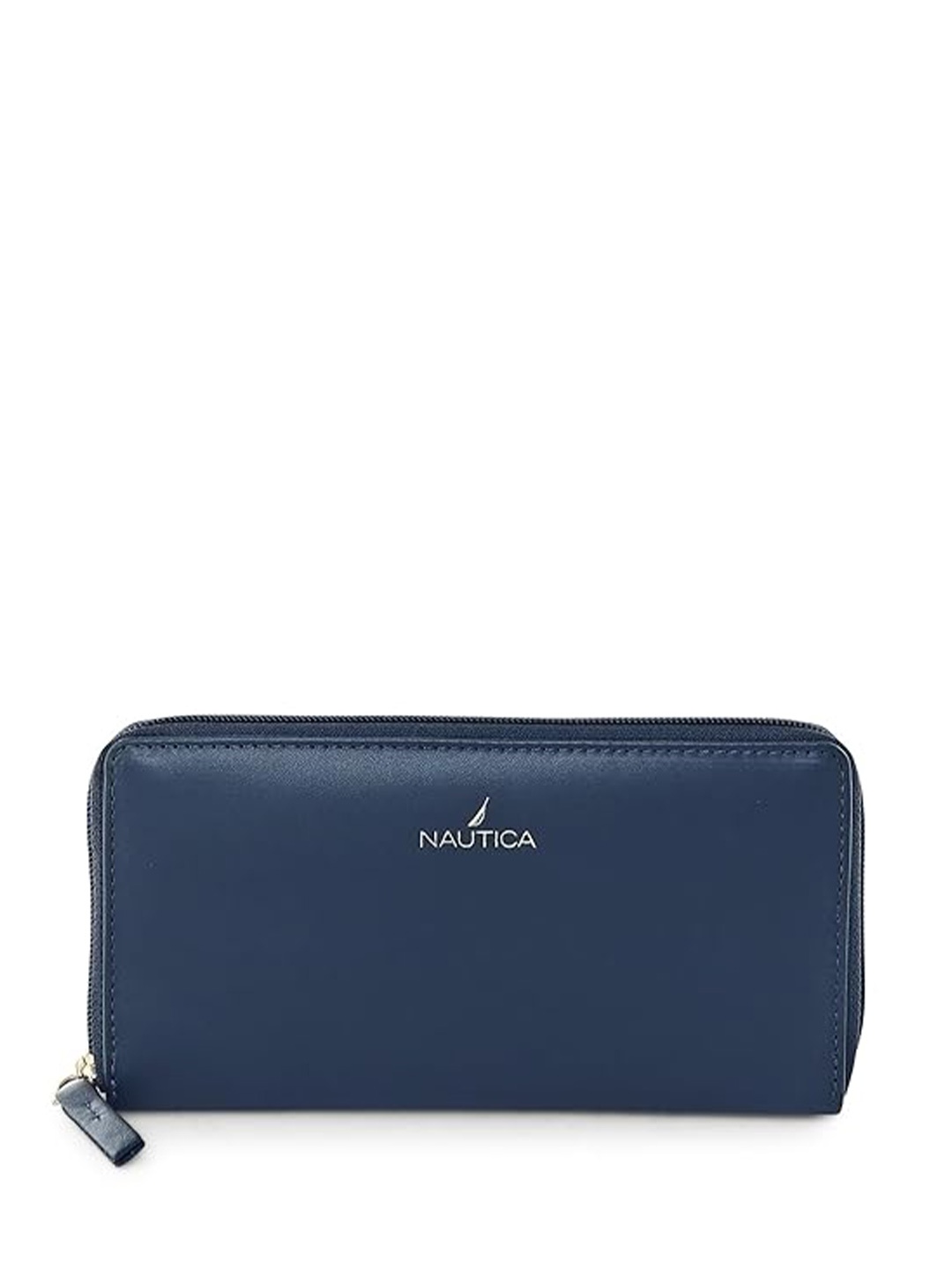 

Nautica Women Zip Around Wallet, Navy blue