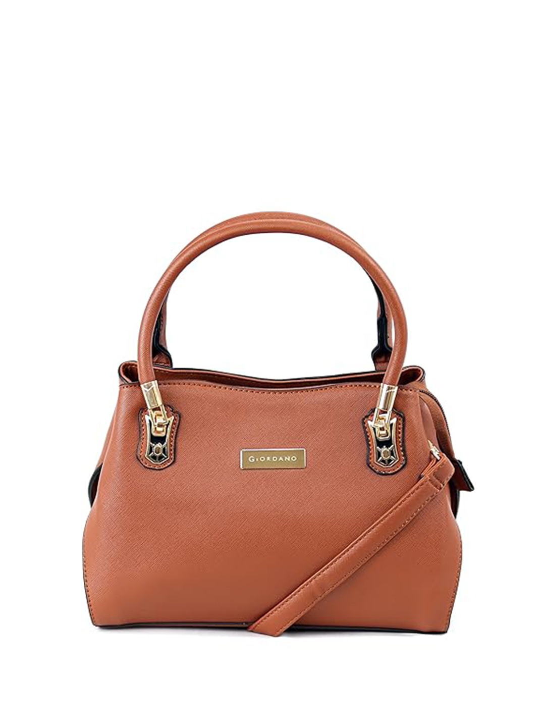 

GIORDANO Structured Handheld Bag, Brown