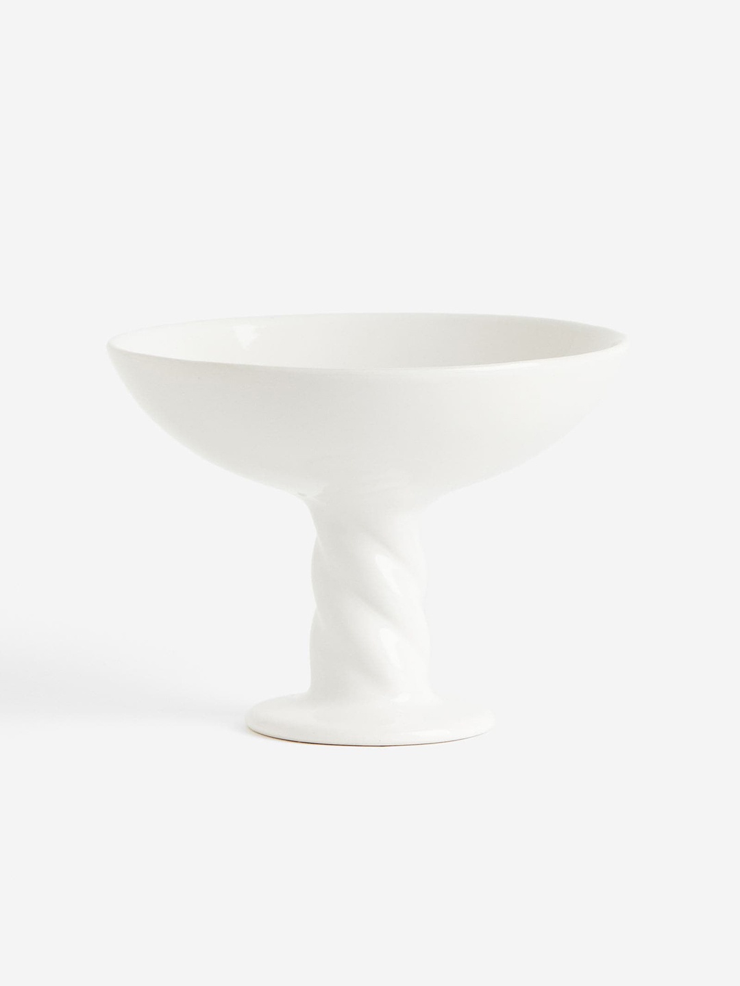 

H&M White Footed Stoneware Bowl