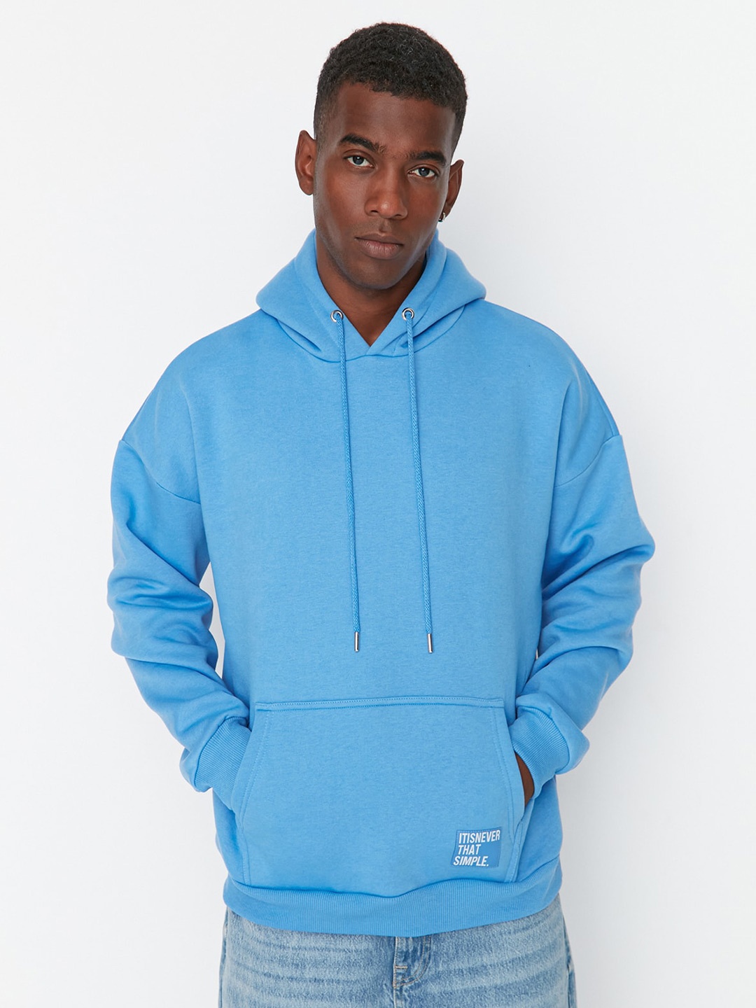 

Trendyol Hooded Long Sleeves Sweatshirt, Blue