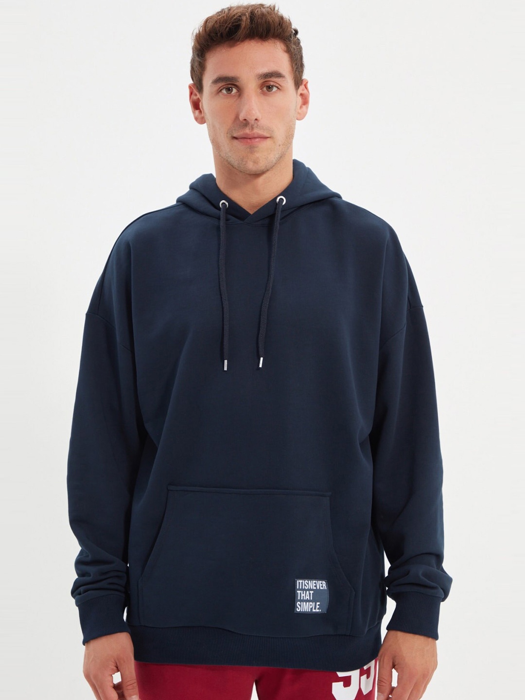 

Trendyol Hooded Neck Long Sleeve Pullover Sweatshirt, Blue