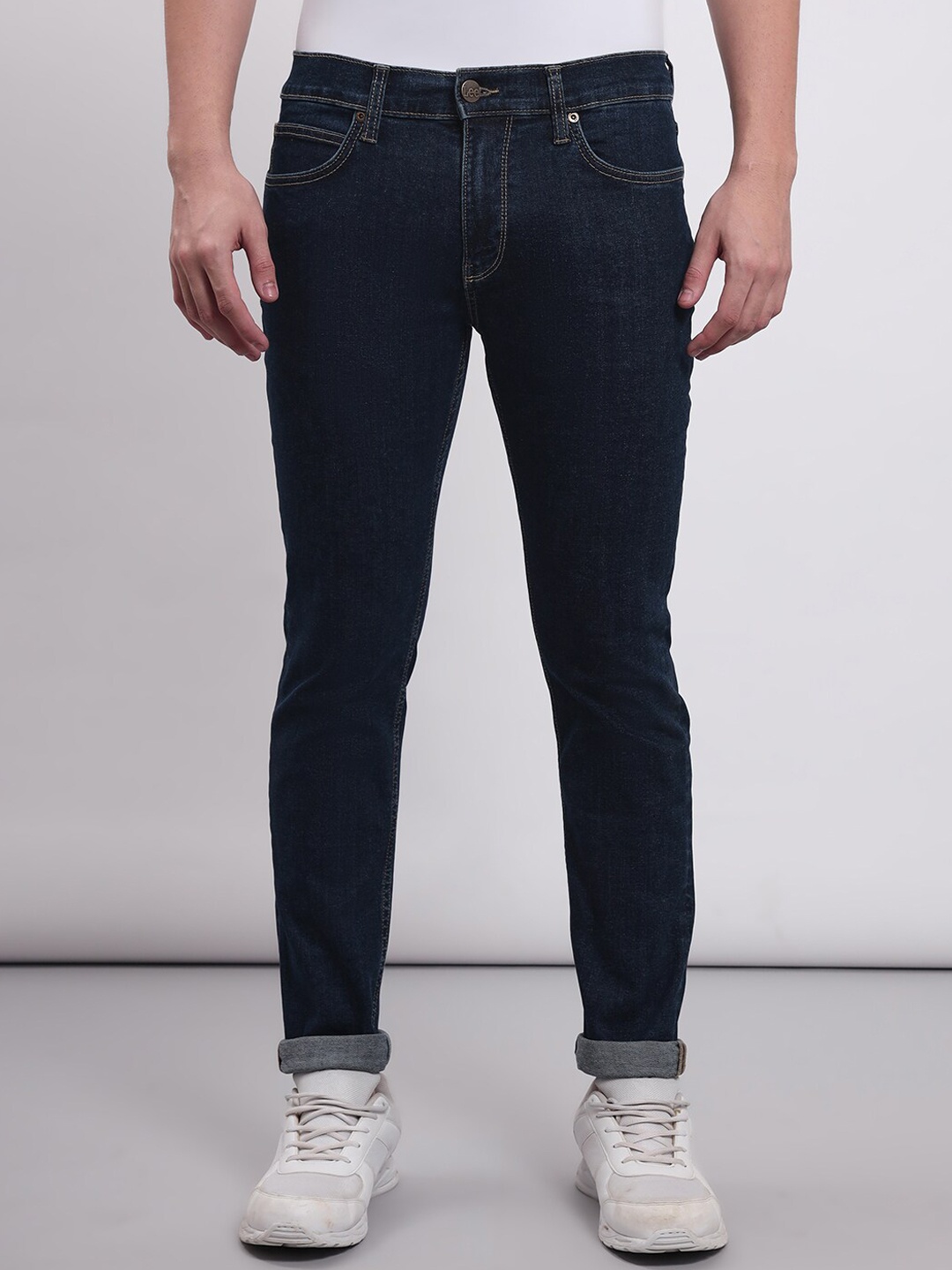 

Lee Men Slim Fit Clean Look Stretchable Jeans, Blue