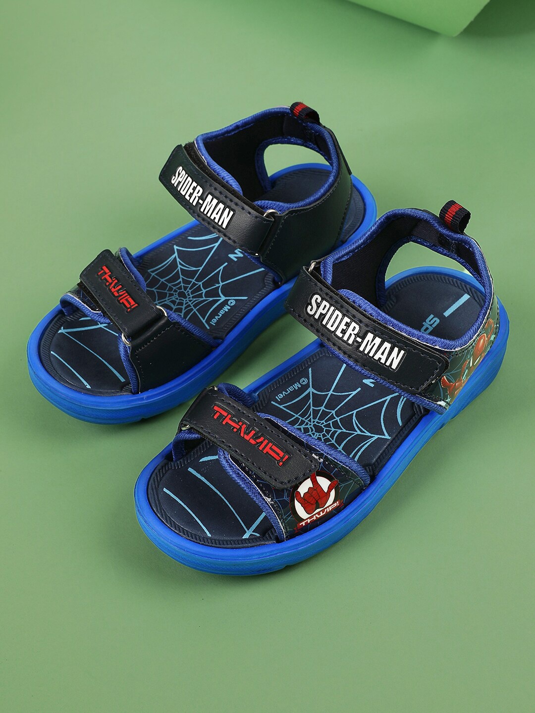 

Kids Ville Boys Spider-Man Printed Sports Sandals, Navy blue