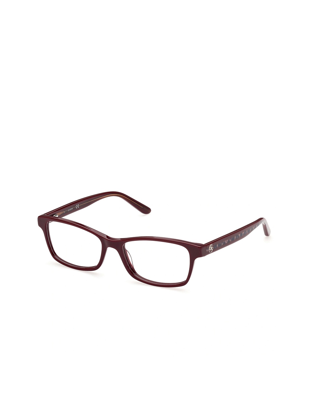 

GUESS Women Full Rim Rectangle Frames, Red