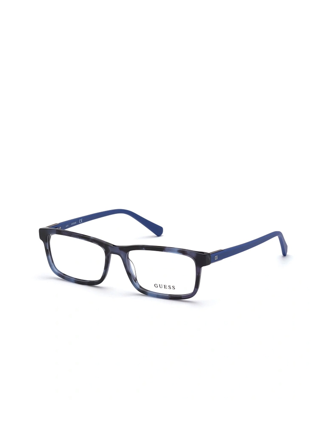 

GUESS Men Full Rim Rectangle Frames, Blue