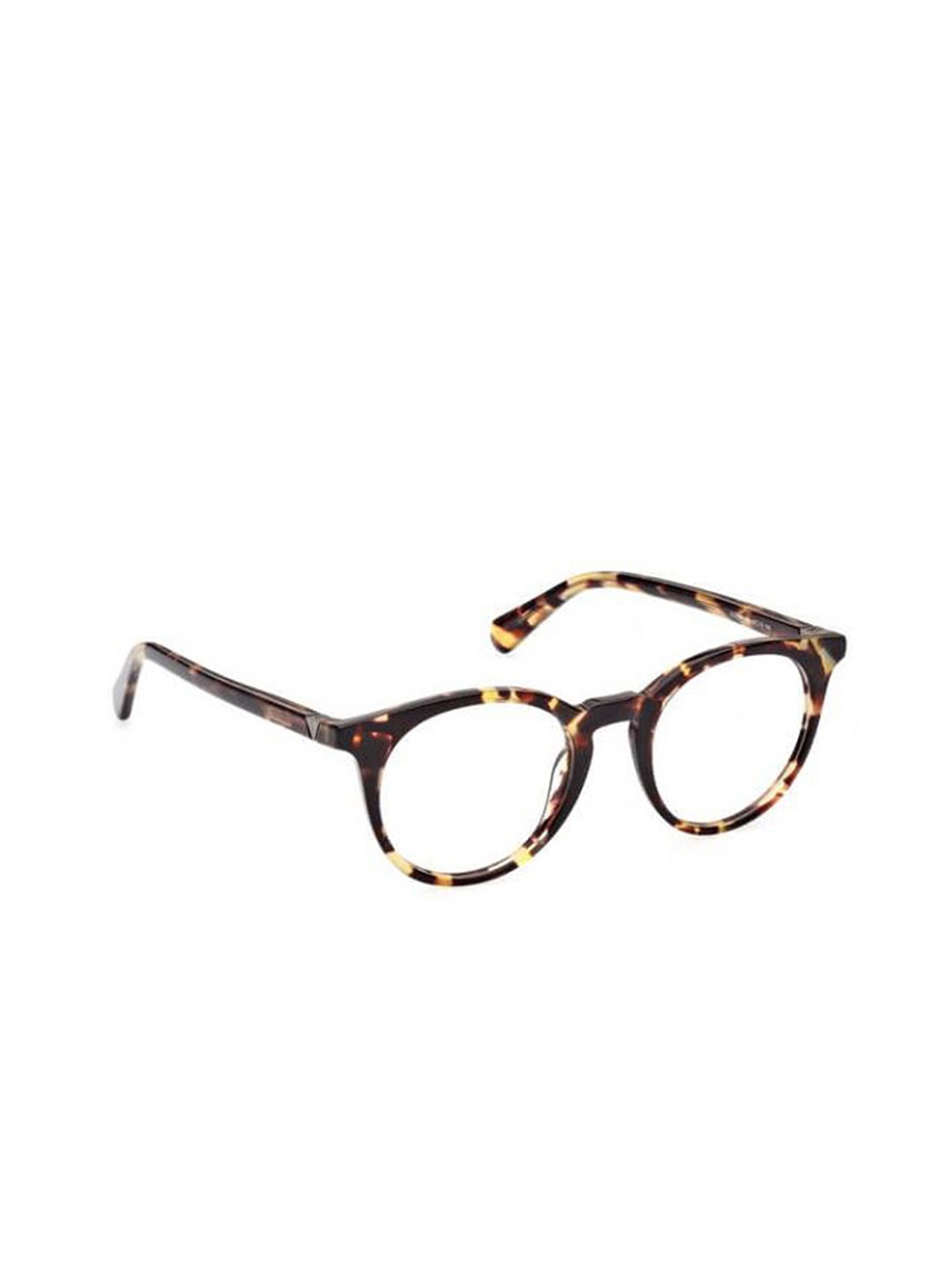 

GUESS Unisex Abstract Full Rim Round Frames, Brown