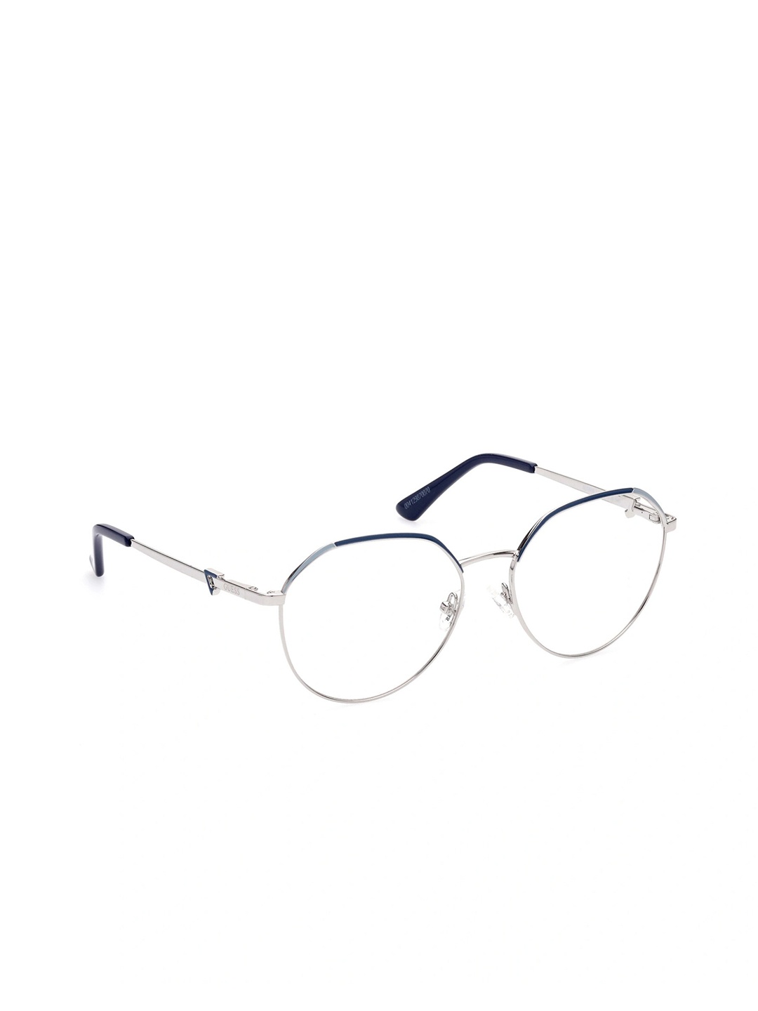 

GUESS Women Full Rim Oval Frames, Silver