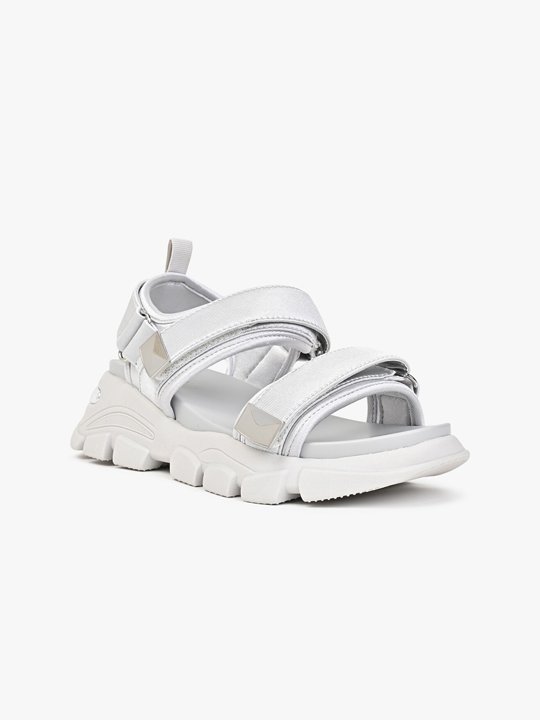 

ALDO Women Textured GODISH Lightweight Sports Sandals, White