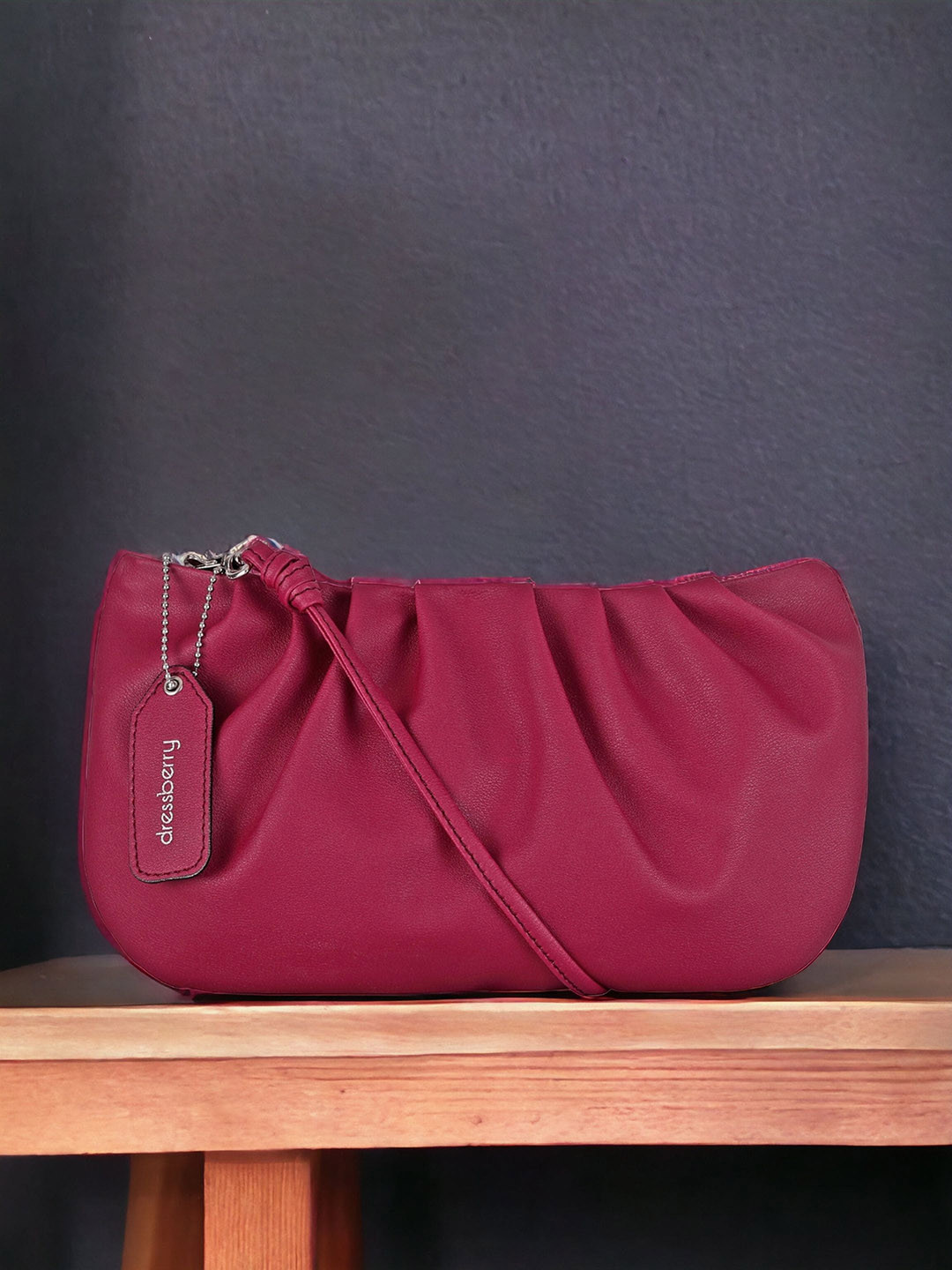

DressBerry Oversized Structured Shoulder Bag, Red