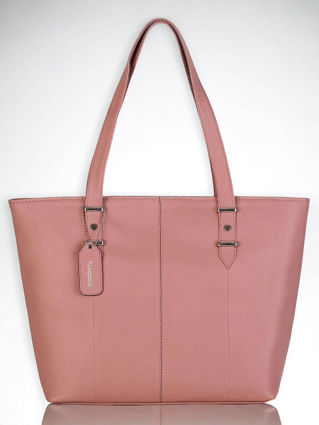 

DressBerry Structured Handheld Bag, Pink