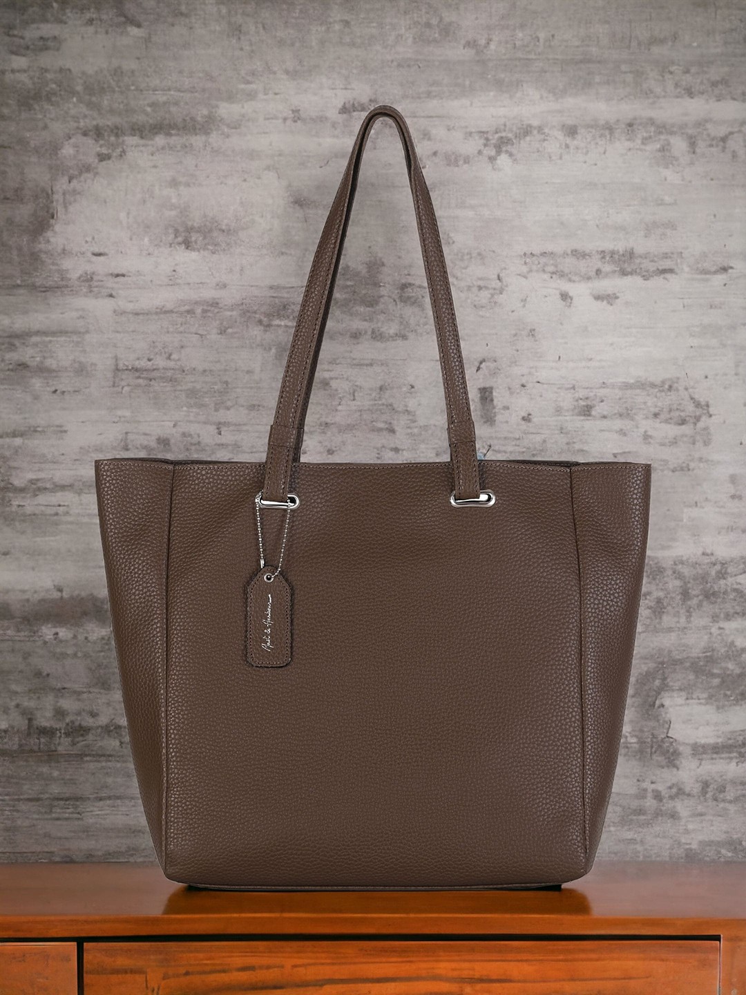 

Mast & Harbour Textured Structured Shoulder Bag, Beige
