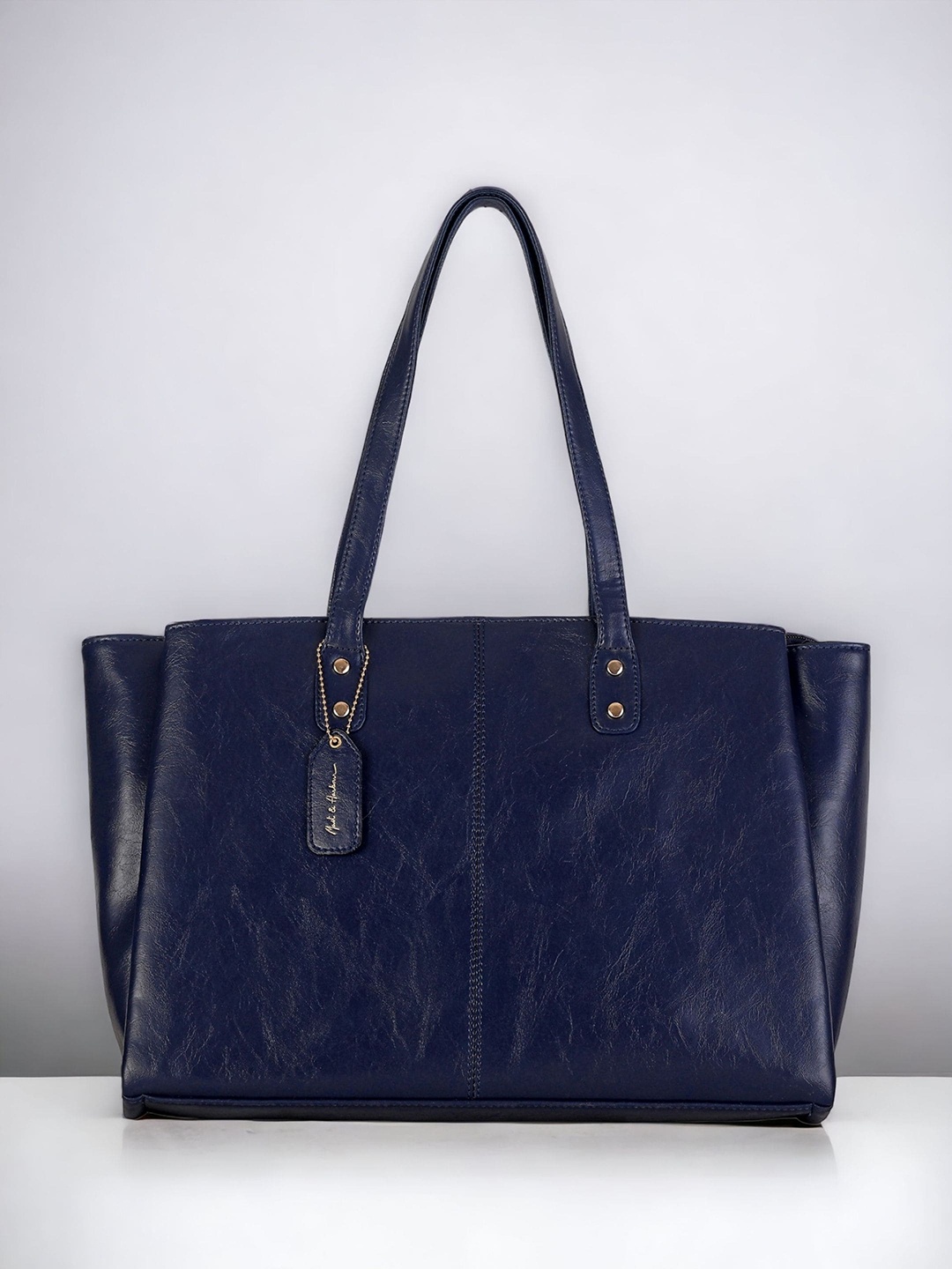 

Mast & Harbour Textured Structured Shoulder Bag, Blue