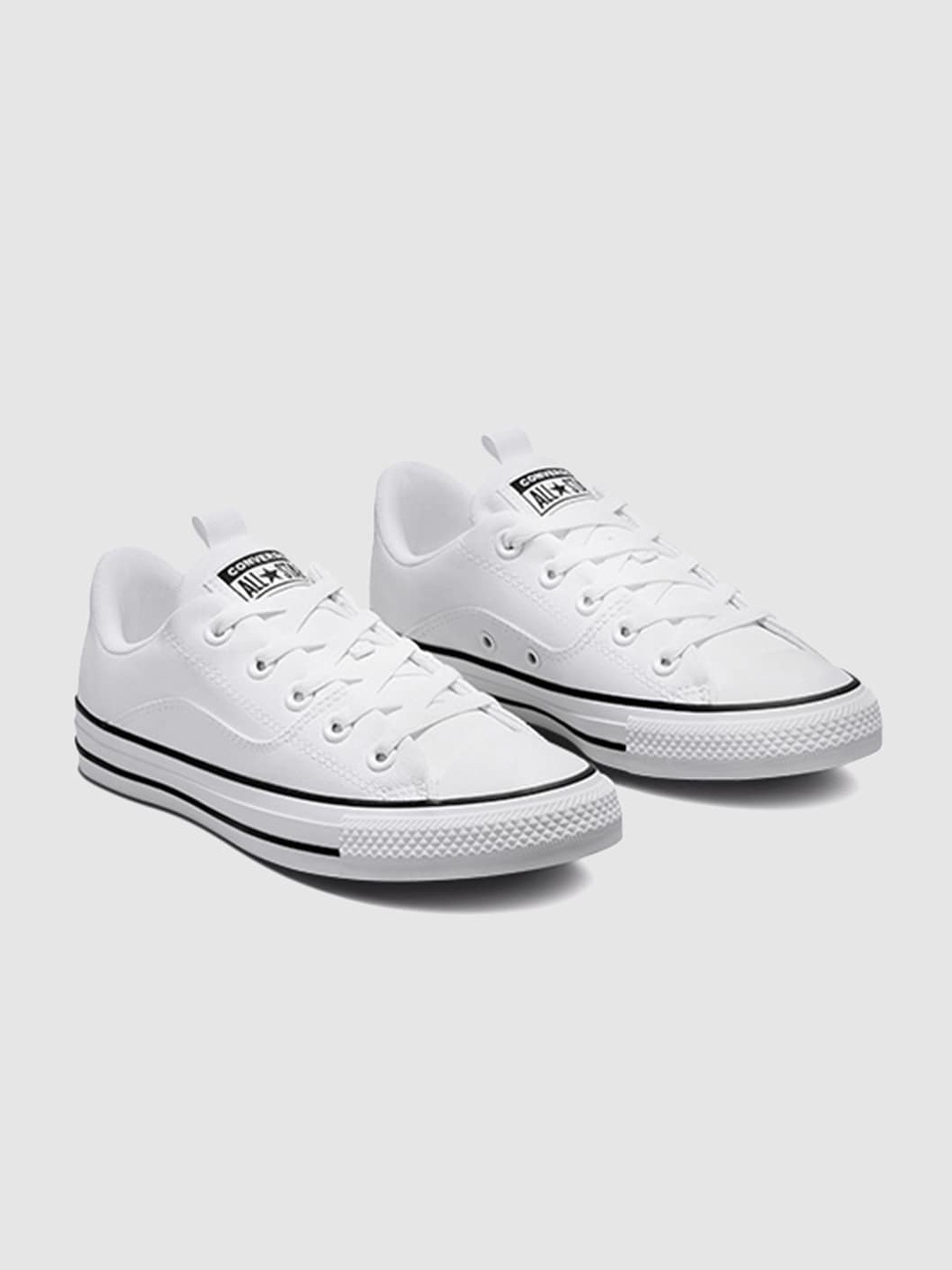 

Converse Women Chuck Taylor All Star Rave Canvas Custom Orthotics Sneakers, White