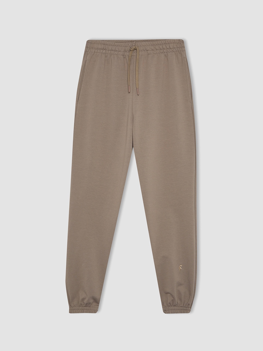 

DeFacto Women Regular Fit Mid-Rise Joggers Trousers, Beige