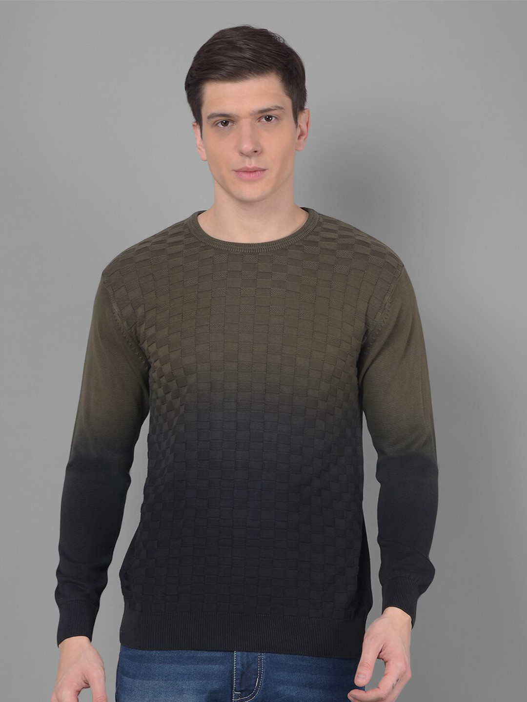 

COBB Self Design Acrylic Pullover, Green