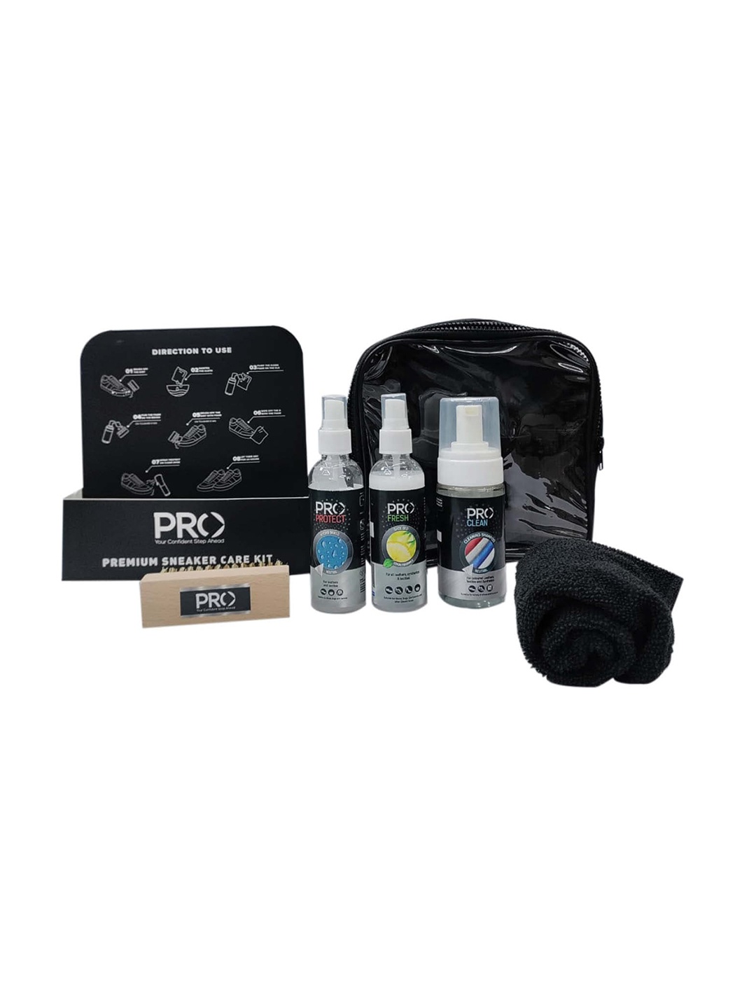 

PRO Set of 5 Premium Sneaker & Sports Shoe Cleaning Kit, Nude