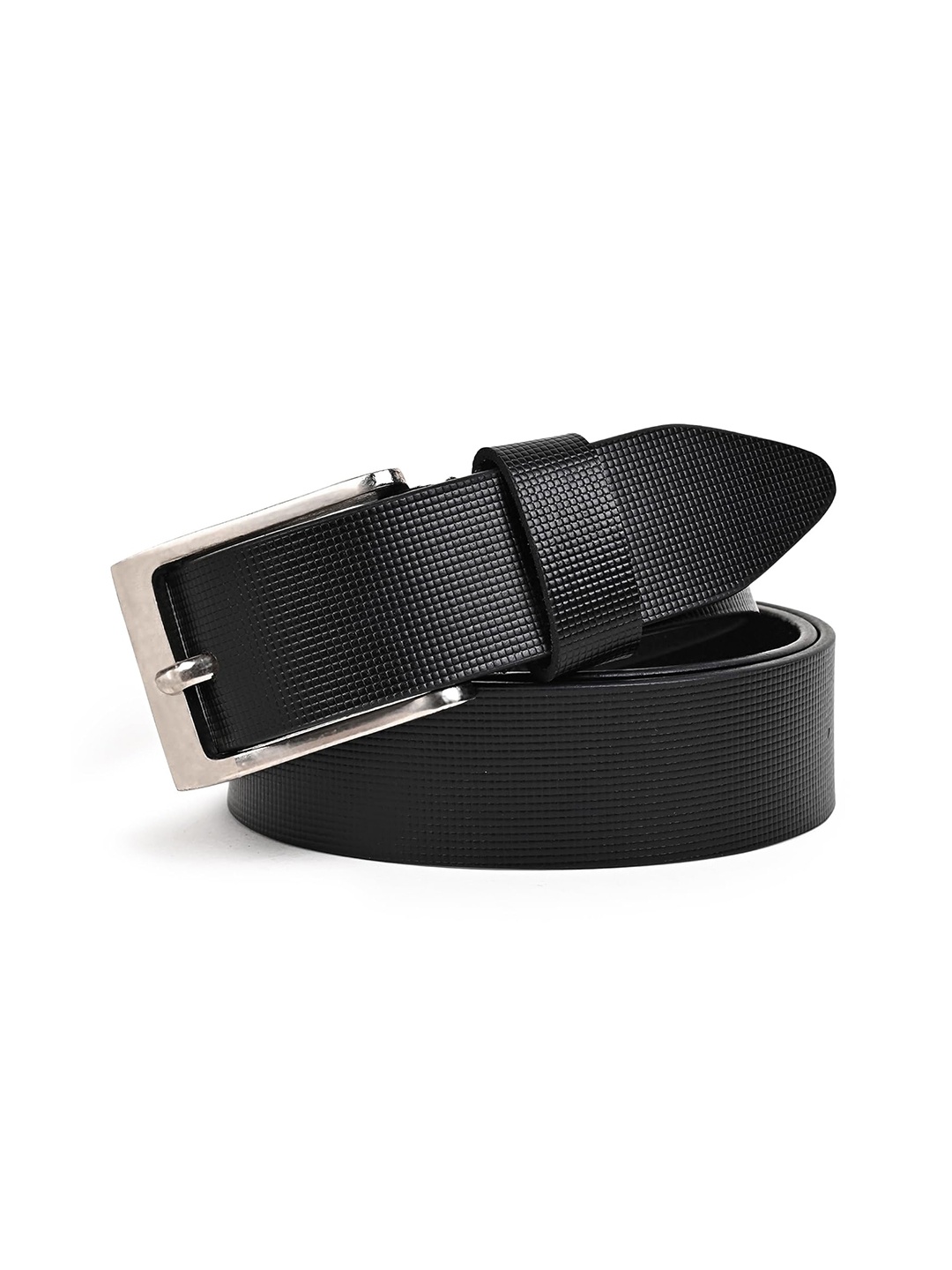 

Provogue Men Textured Leather Belt, Black