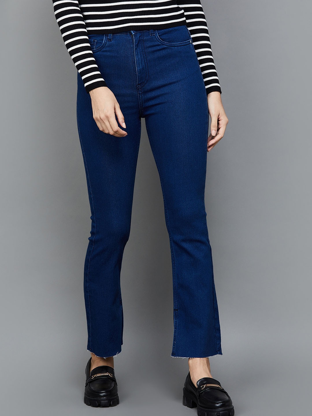 

Ginger by Lifestyle Women Mid Rise Jeans, Violet