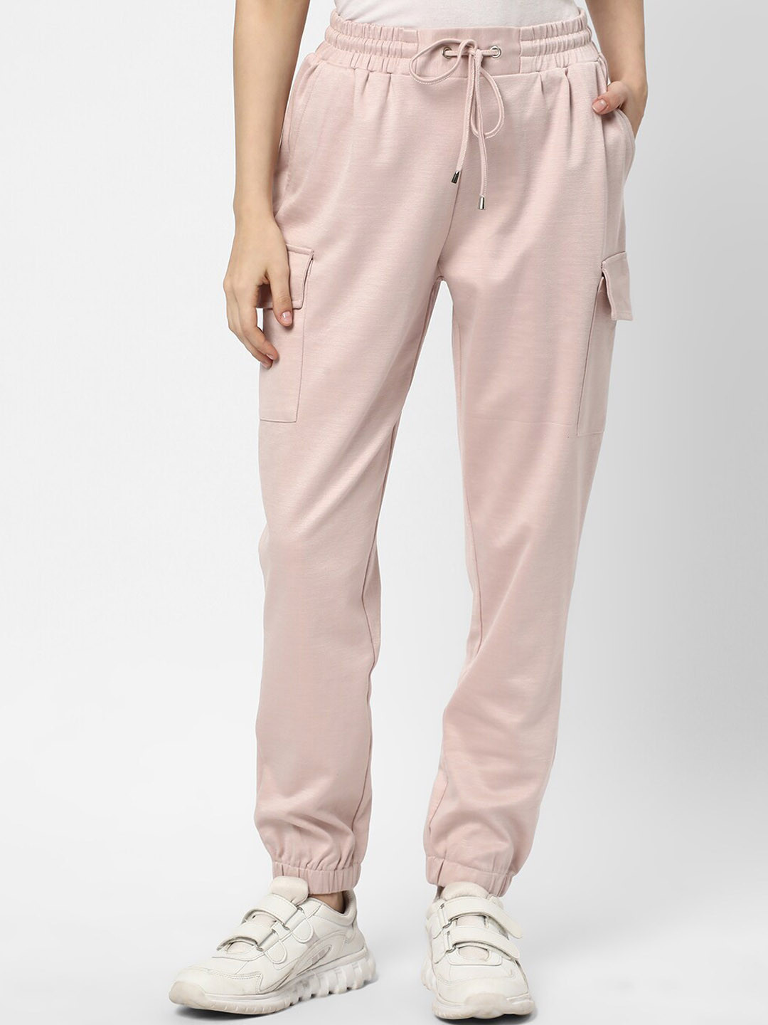 

R&B Women Mid-Rise Joggers, Cream