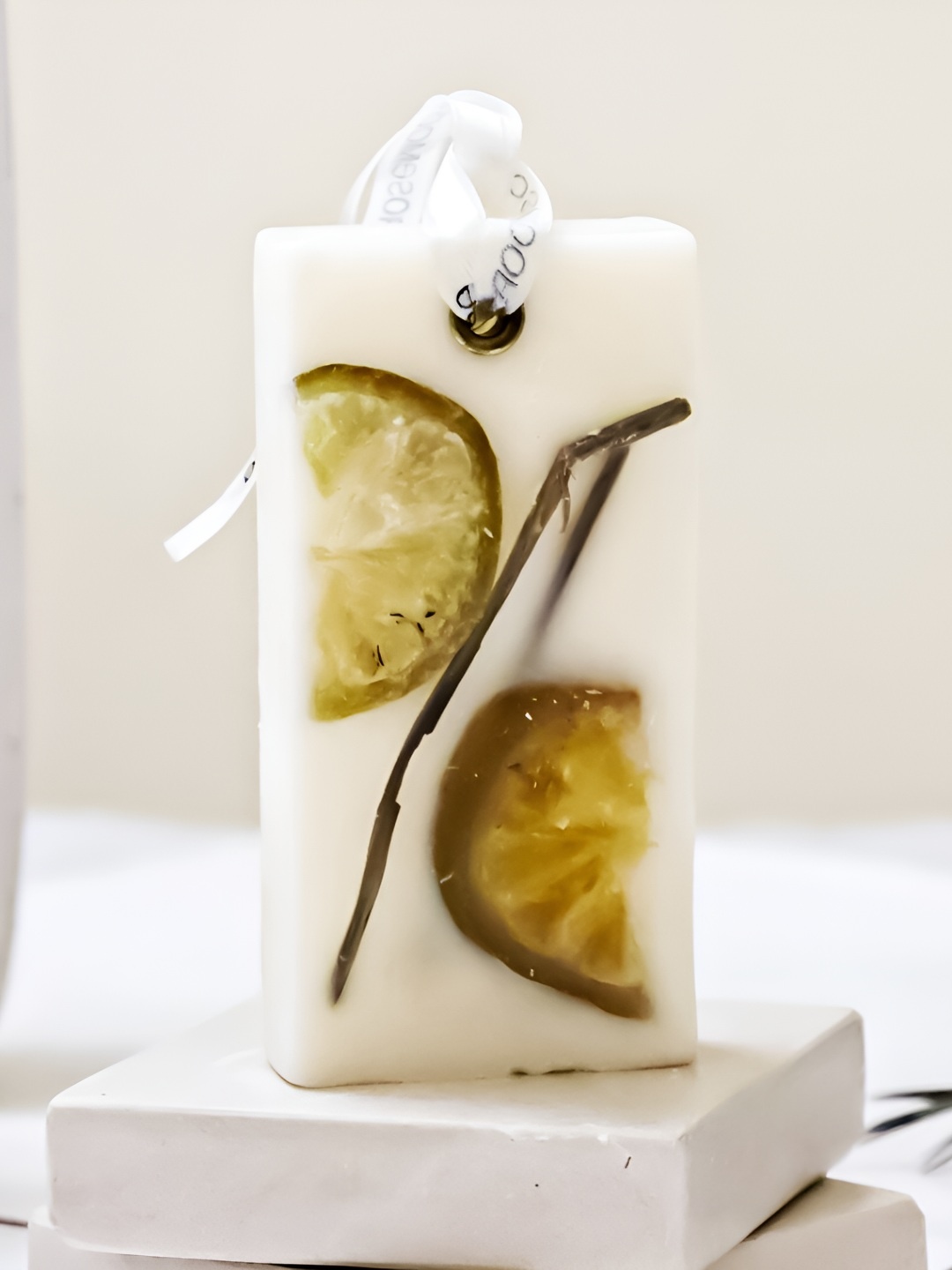 

ROSEMOORE Lemongrass Scented Wax Tablet Home Fragrance set, Off white