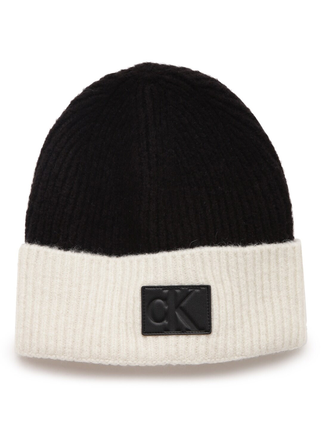 

Calvin Klein Men Colourblocked Beanie, Black