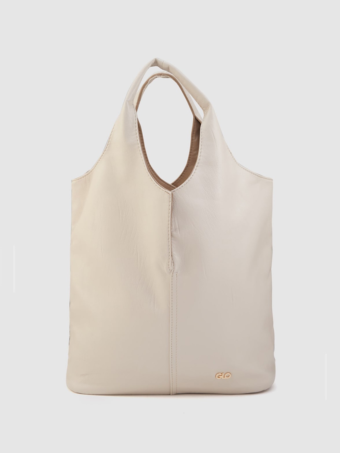 

Globus Structured Hobo Bag, Off white