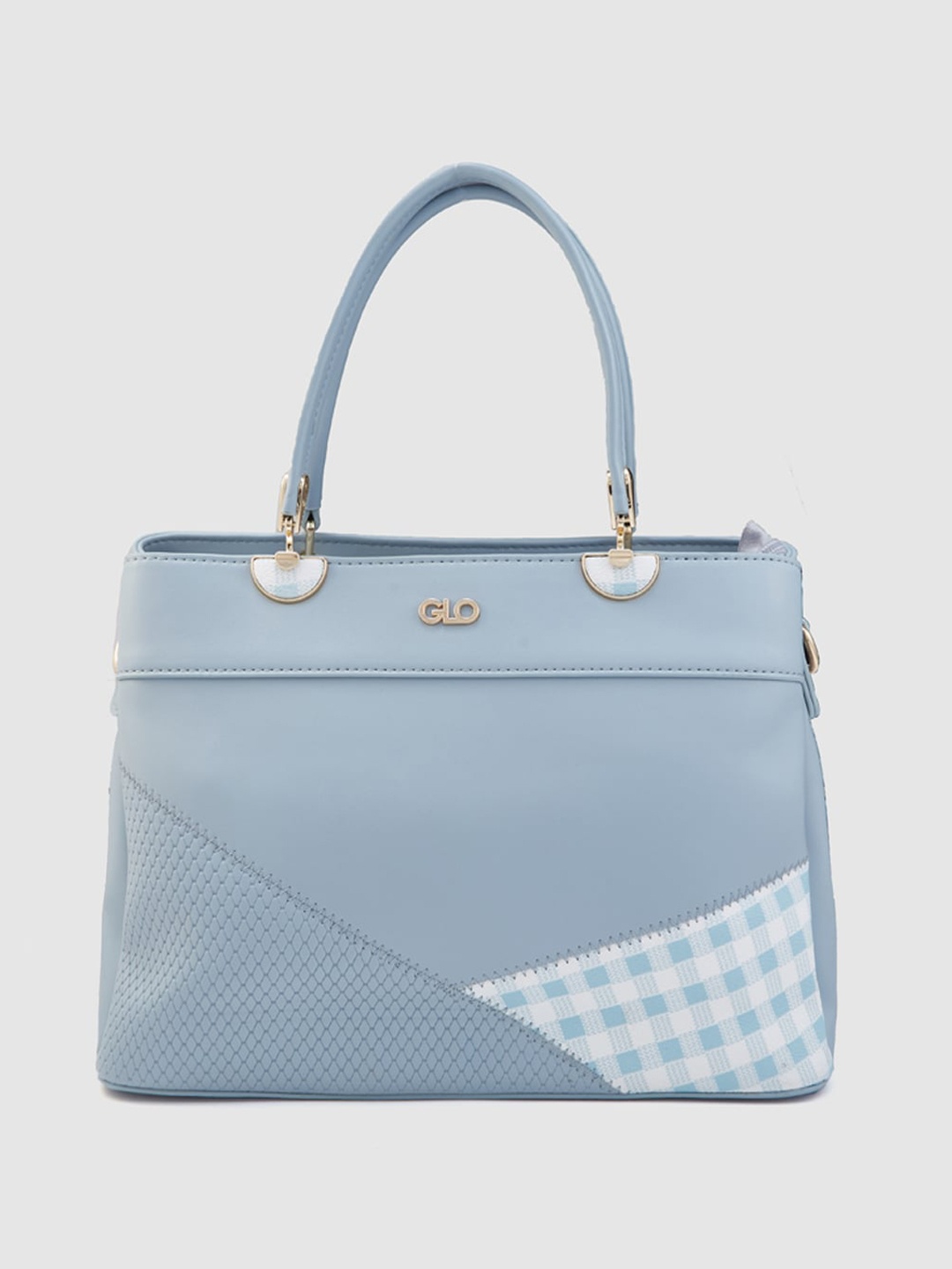

Globus Colourblocked Structured Handheld Bag, Blue