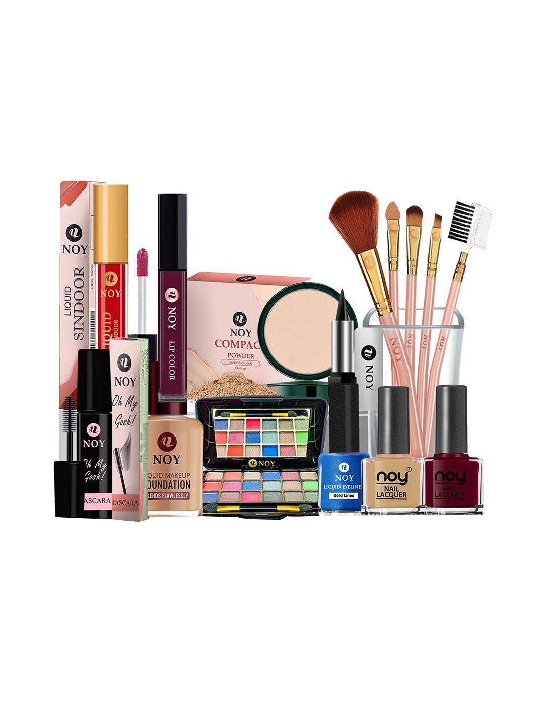 

NOY Set Of 15 All In One Makeup Combo - Your Must Have Pair - 650, Nude