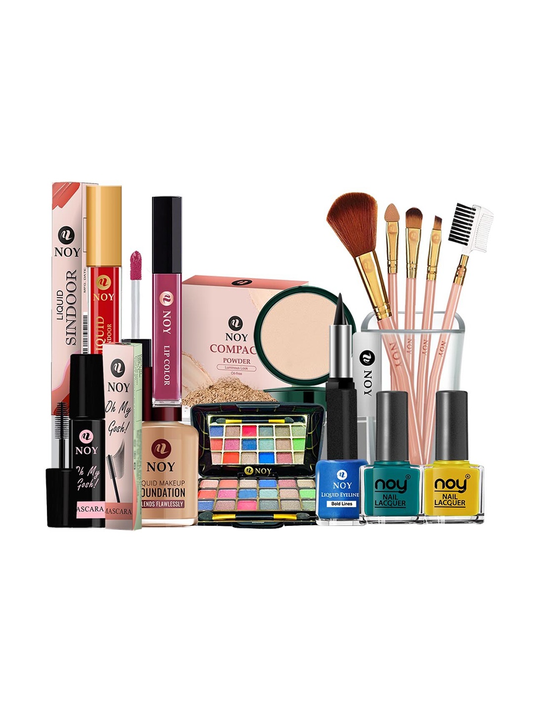 

NOY Set Of 15 Beauty Makeup Combo - 799, Purple